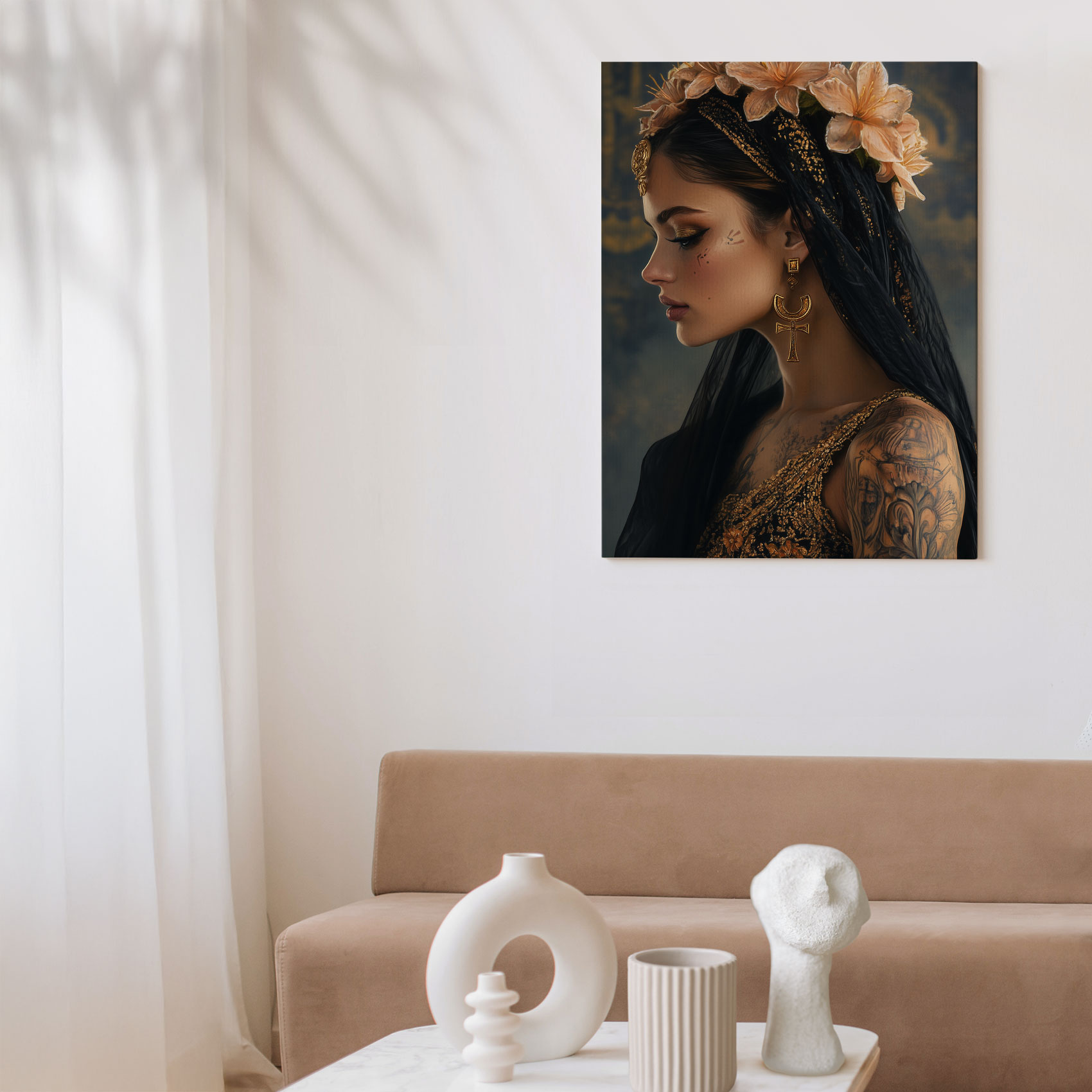 Elegante Bloemenkroon Dame - Afbeelding 7