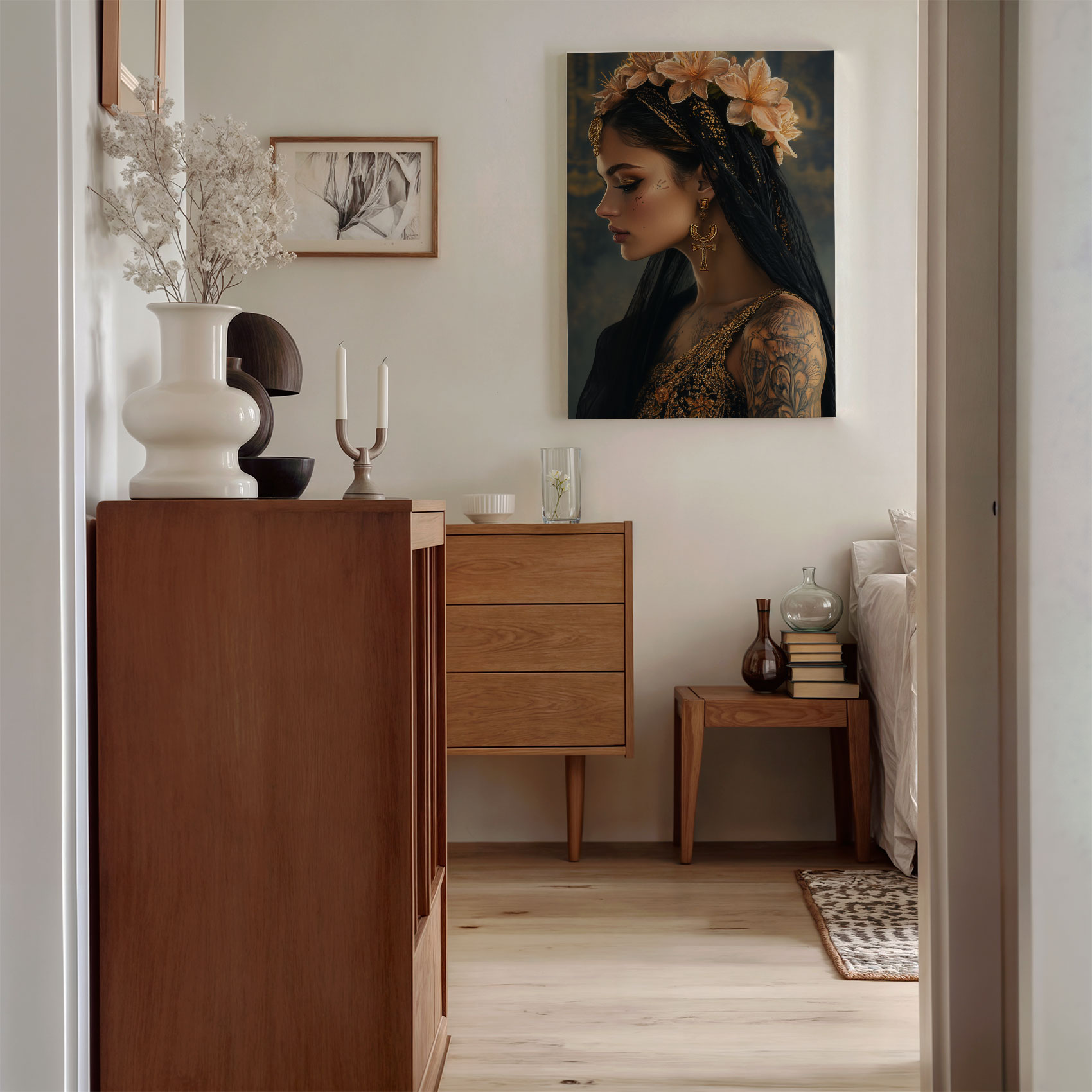 Elegante Bloemenkroon Dame - Afbeelding 8