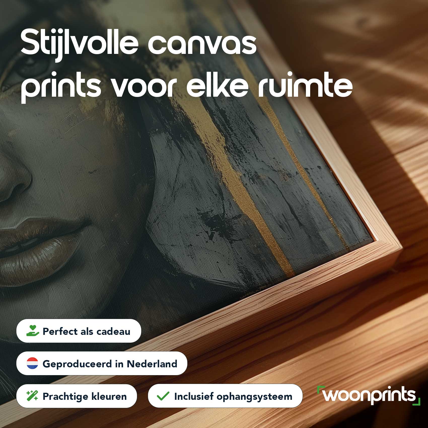 Intens portret van mysterieuze vrouw - Afbeelding 4