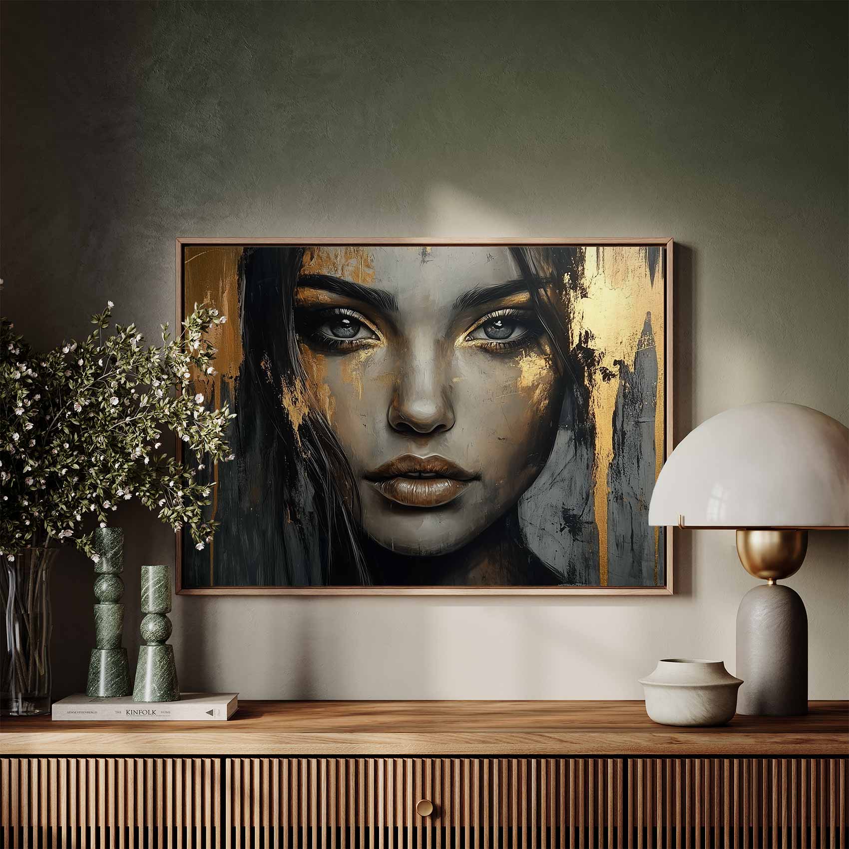 Intens portret van mysterieuze vrouw - Afbeelding 7