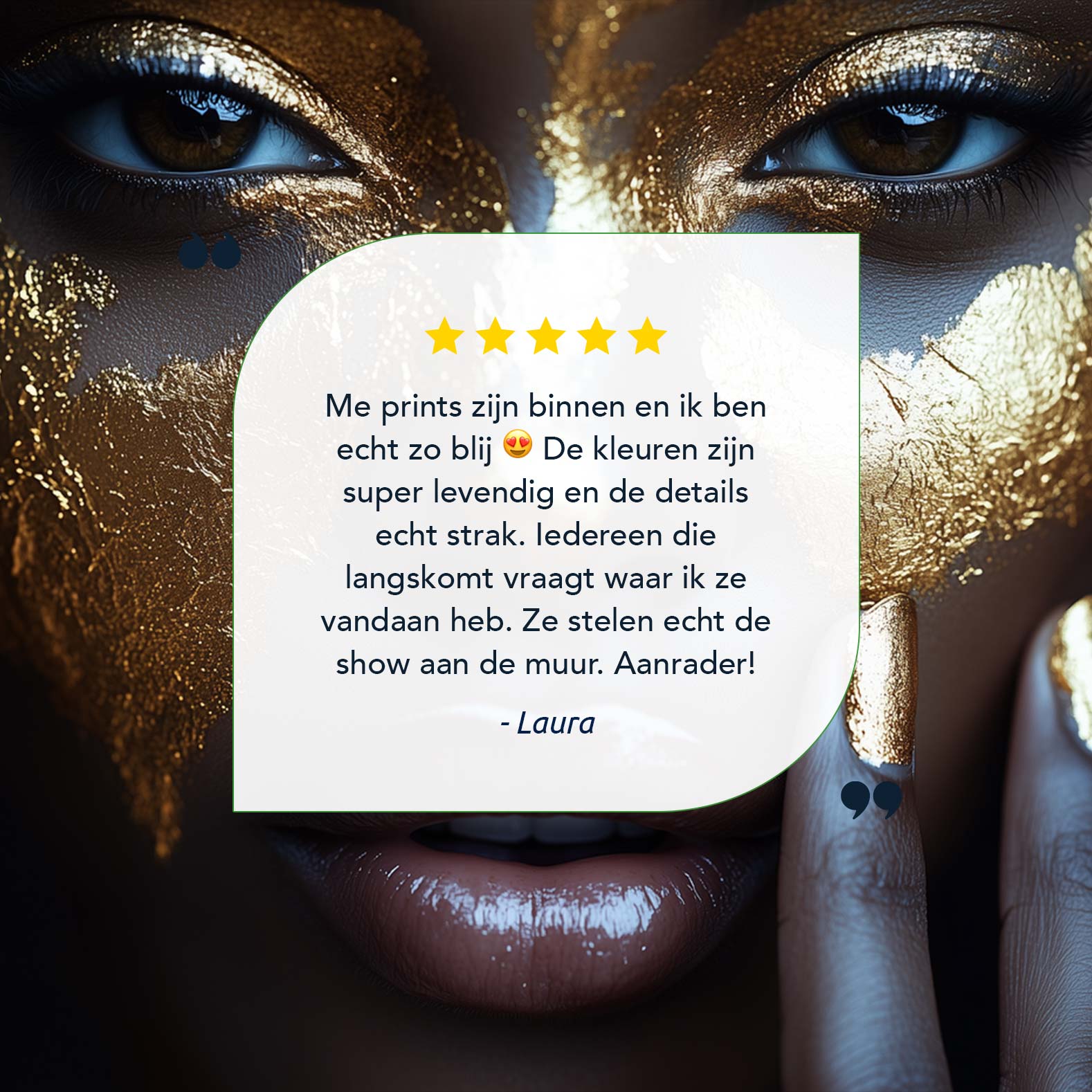 Gouden Glamour Gezichtssieraad - Afbeelding 9