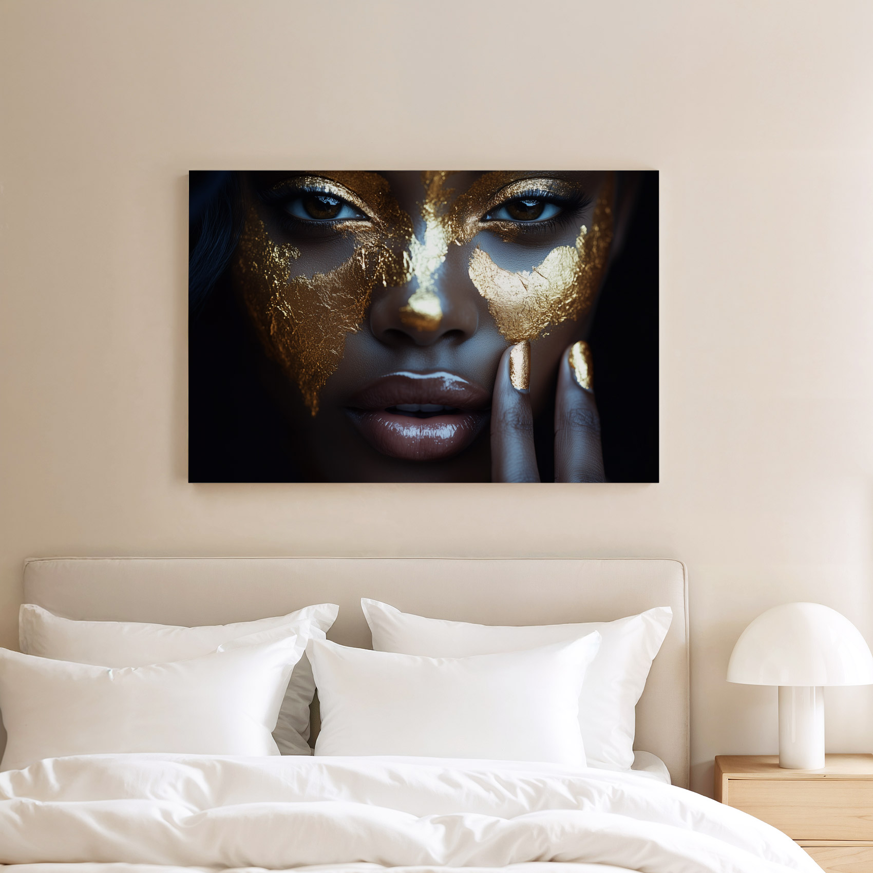Gouden Glamour Gezichtssieraad - Afbeelding 8