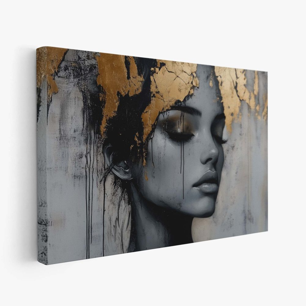 Dramatisch zwart-wit portret