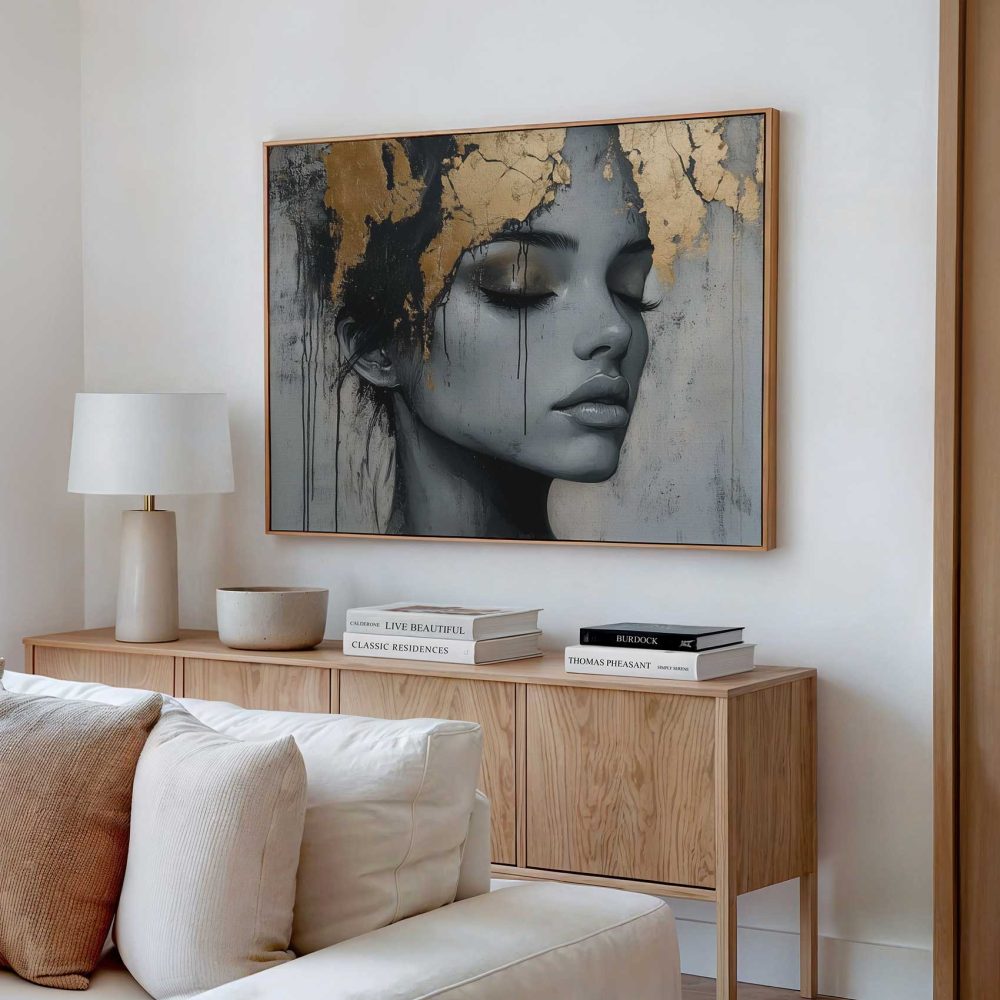 Alternative view of Dramatisch zwart-wit portret