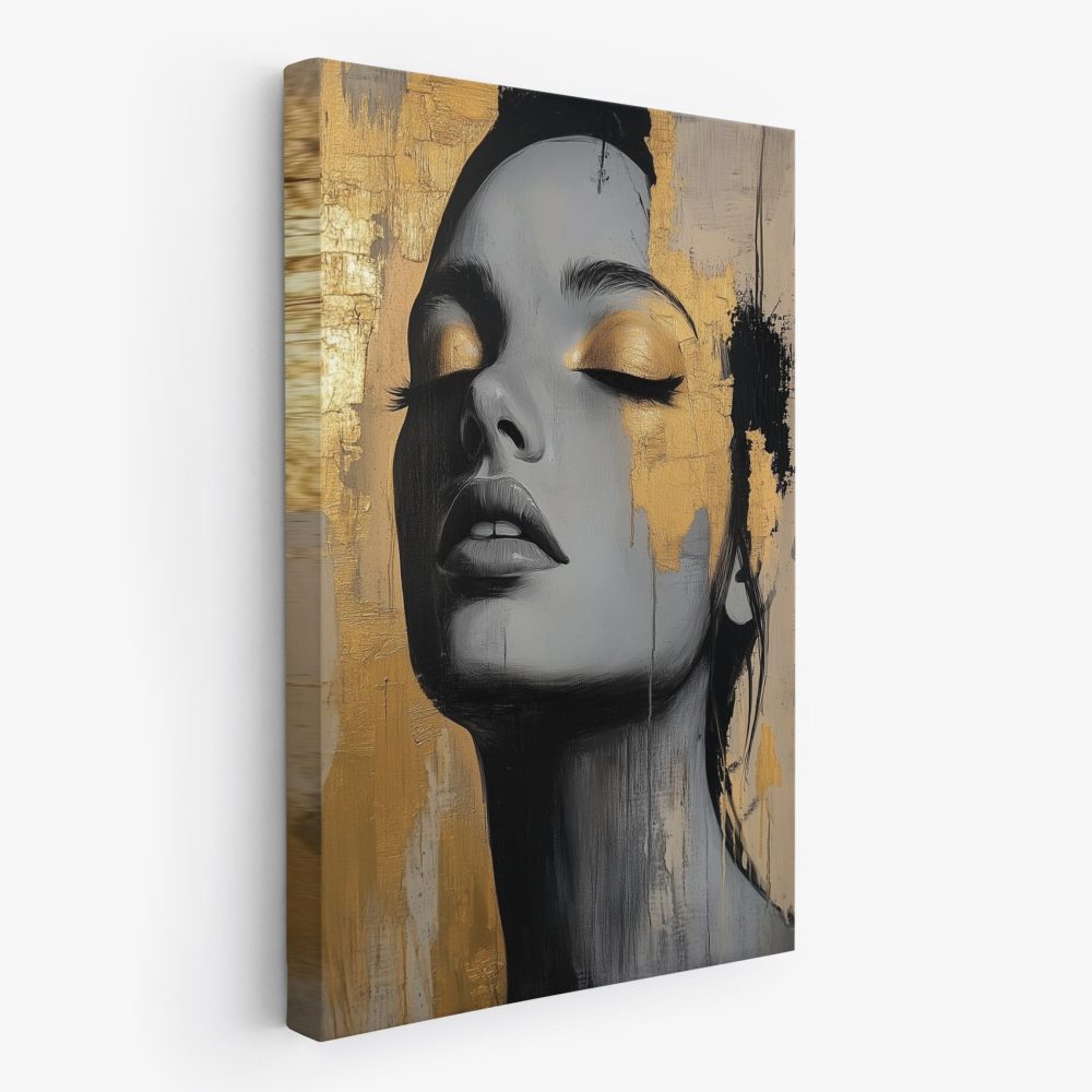 Dramatisch zwart-wit vrouwenportret