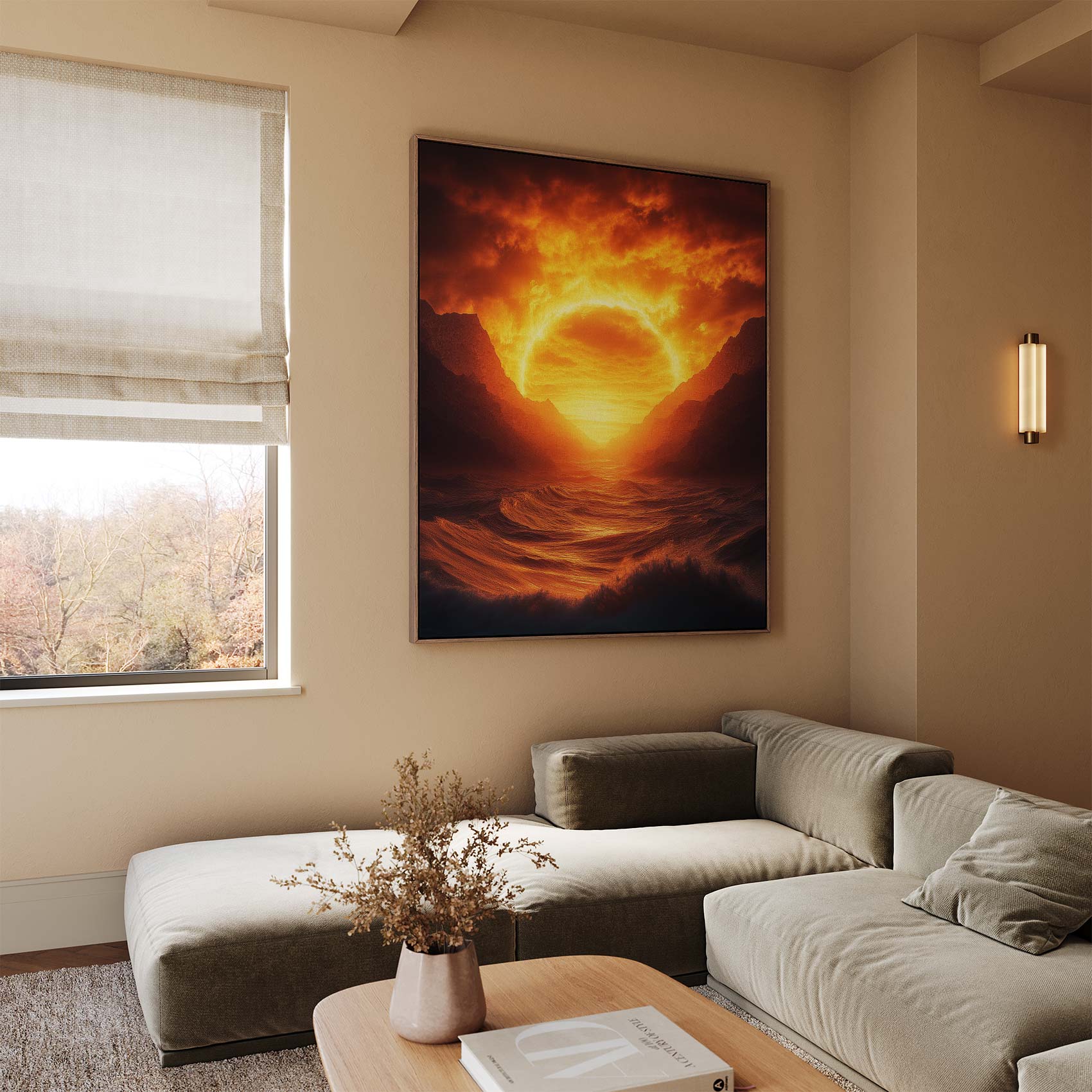 Majestueus Zonovergoten Berglandschap - Afbeelding 2