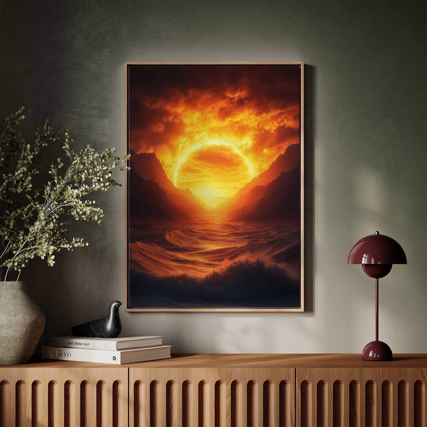 Majestueus Zonovergoten Berglandschap - Afbeelding 3