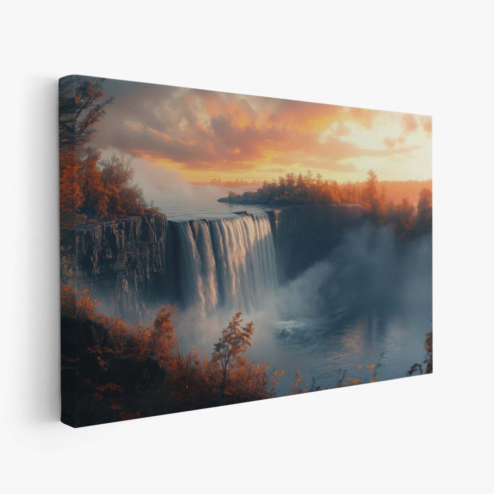 Betoverend waterval landschap