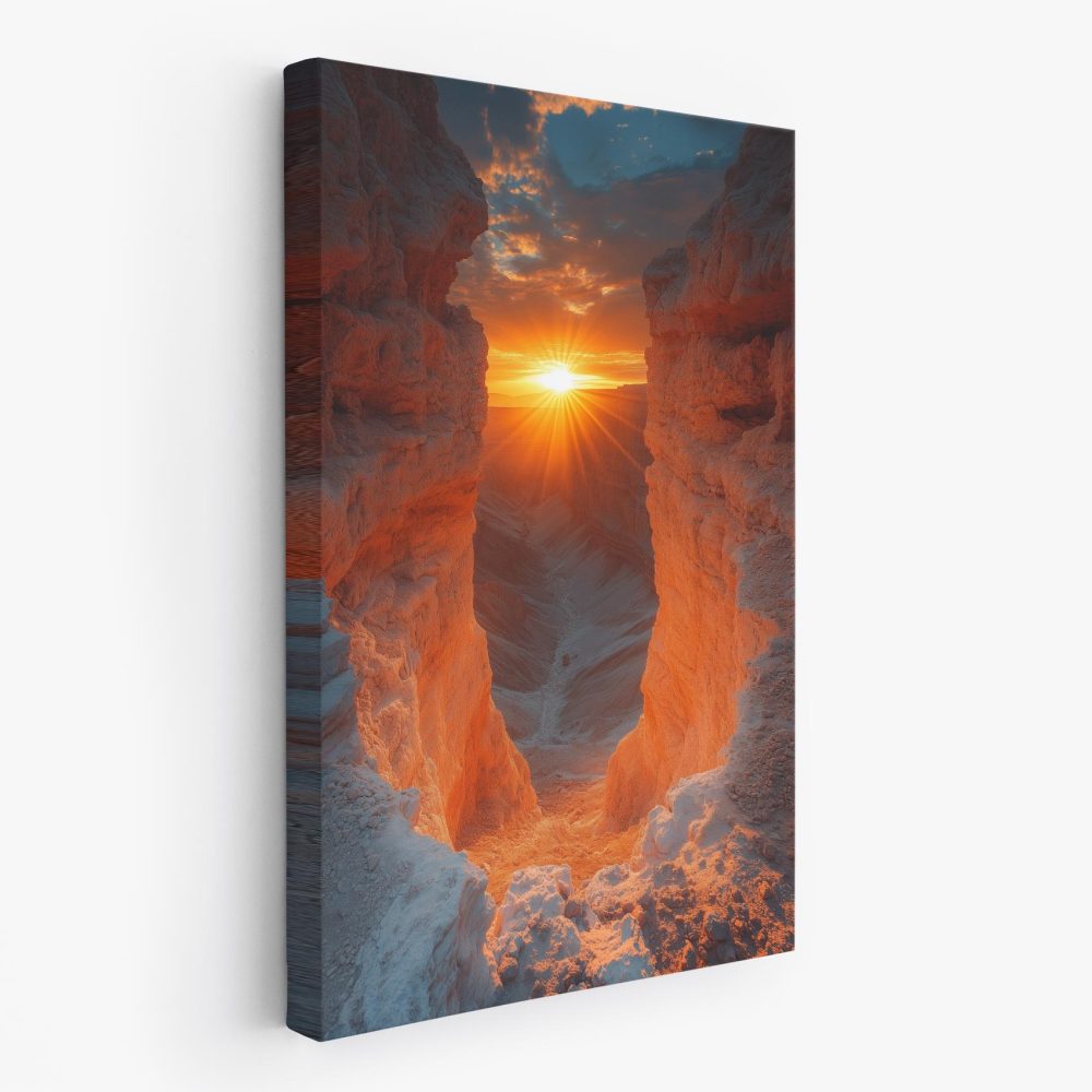 Adembenemende bergzonsondergang