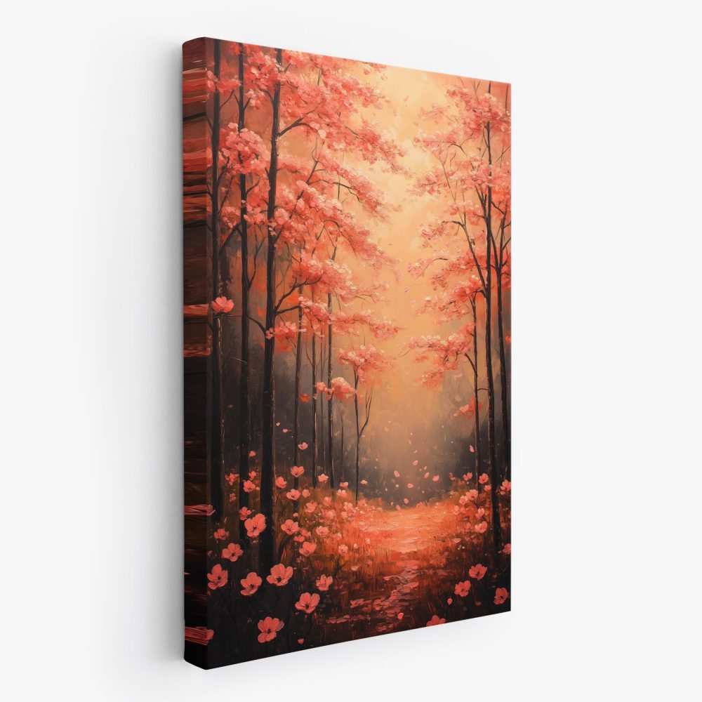 Betoverend Roze Bloesembos