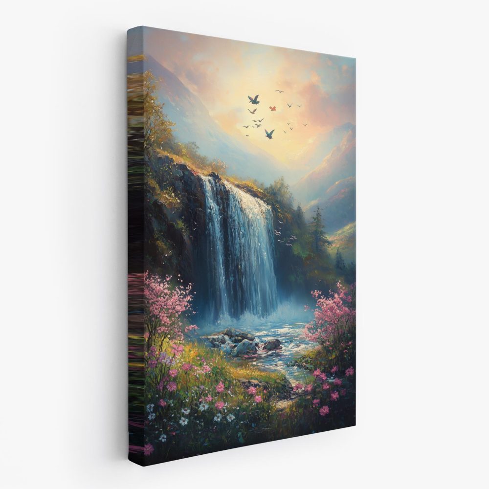 Betoverend watervallandschap