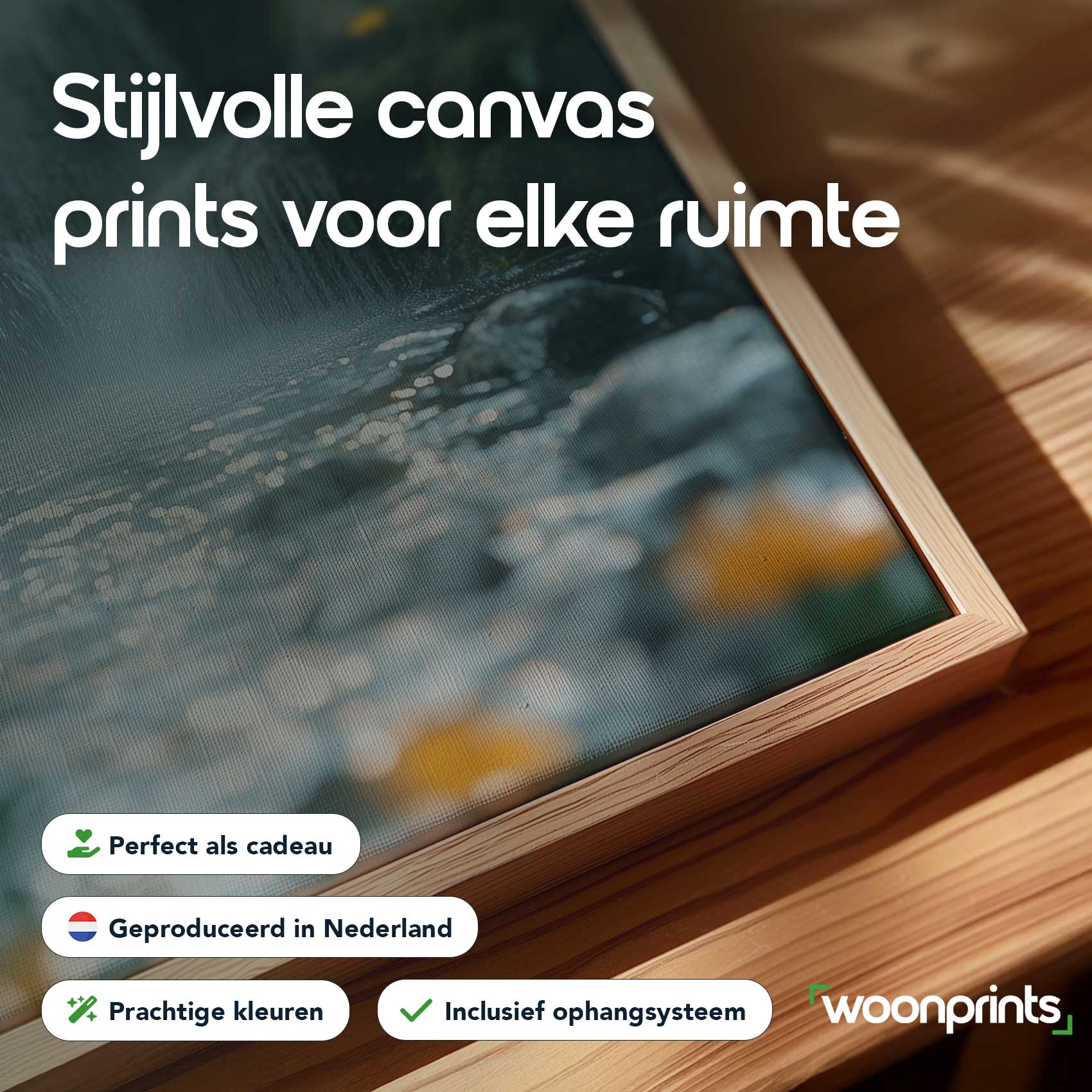 Rustige waterval in bloementuin - Afbeelding 4