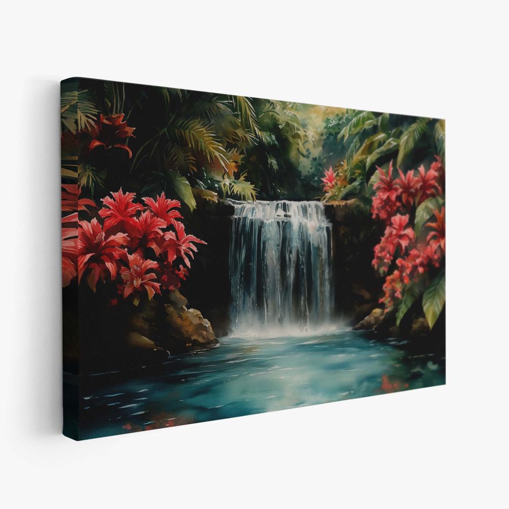 Betoverend waterval schilderij