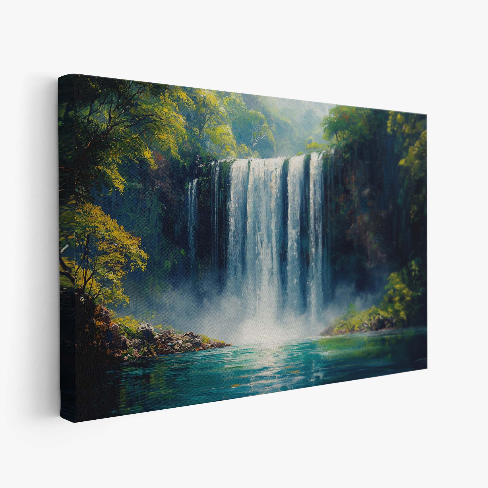 Rustige Waterval Schildering