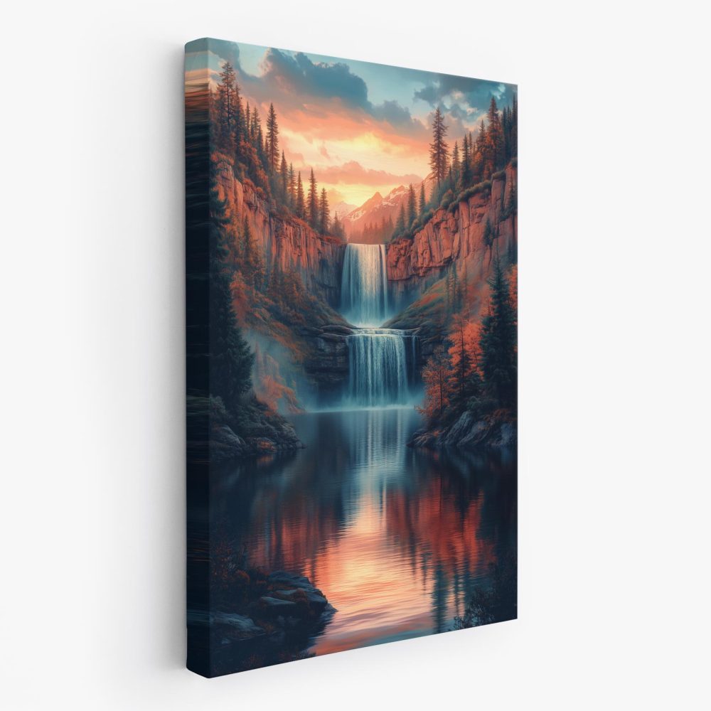 Betoverend watervallandschap