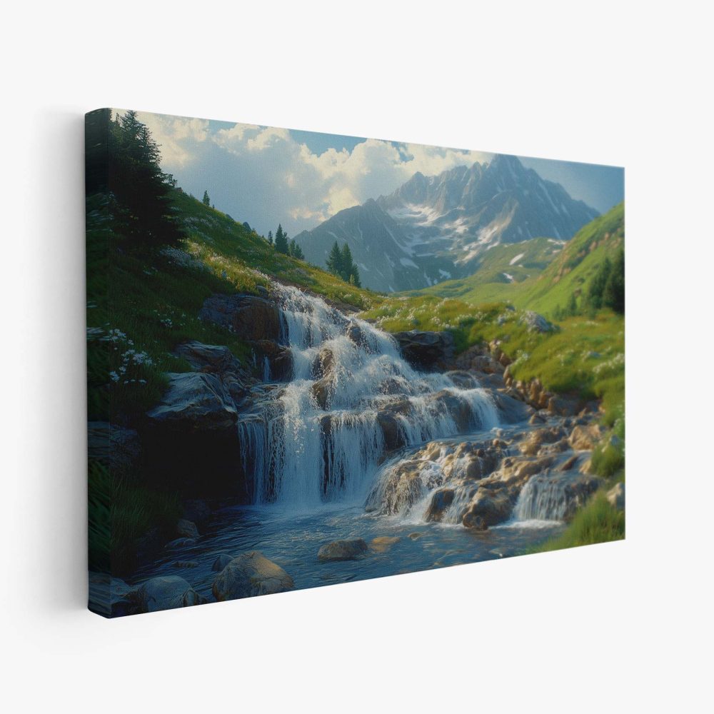 Bergbeek Waterval Landschap