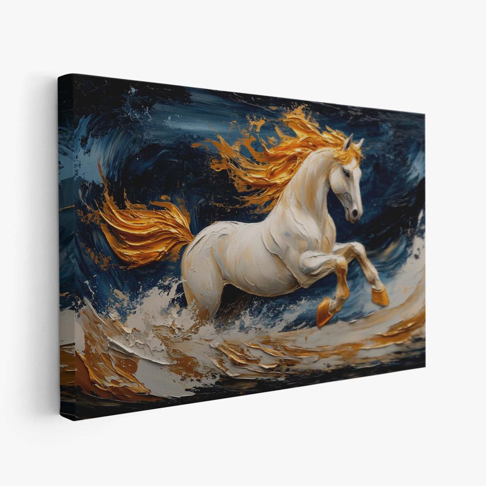 Gouden Paard in Stormzee