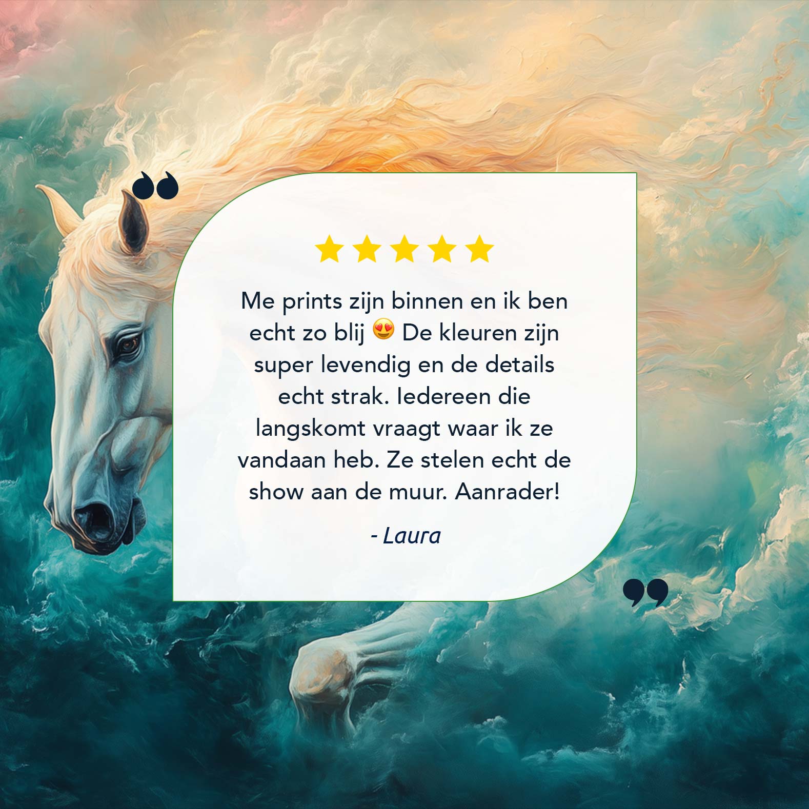 Gouden rennende droompaard - Afbeelding 9