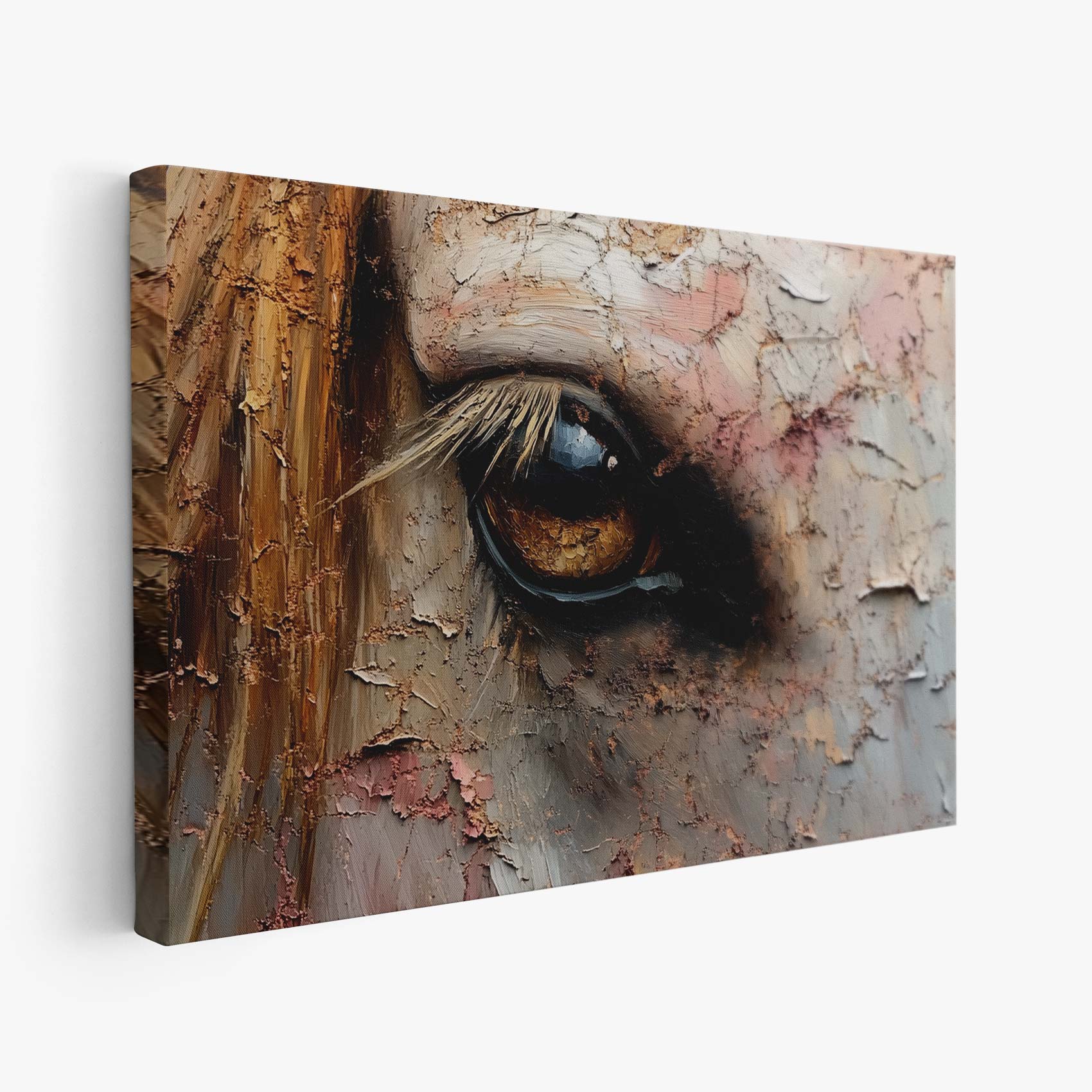 Mystieke paardenoog close-up