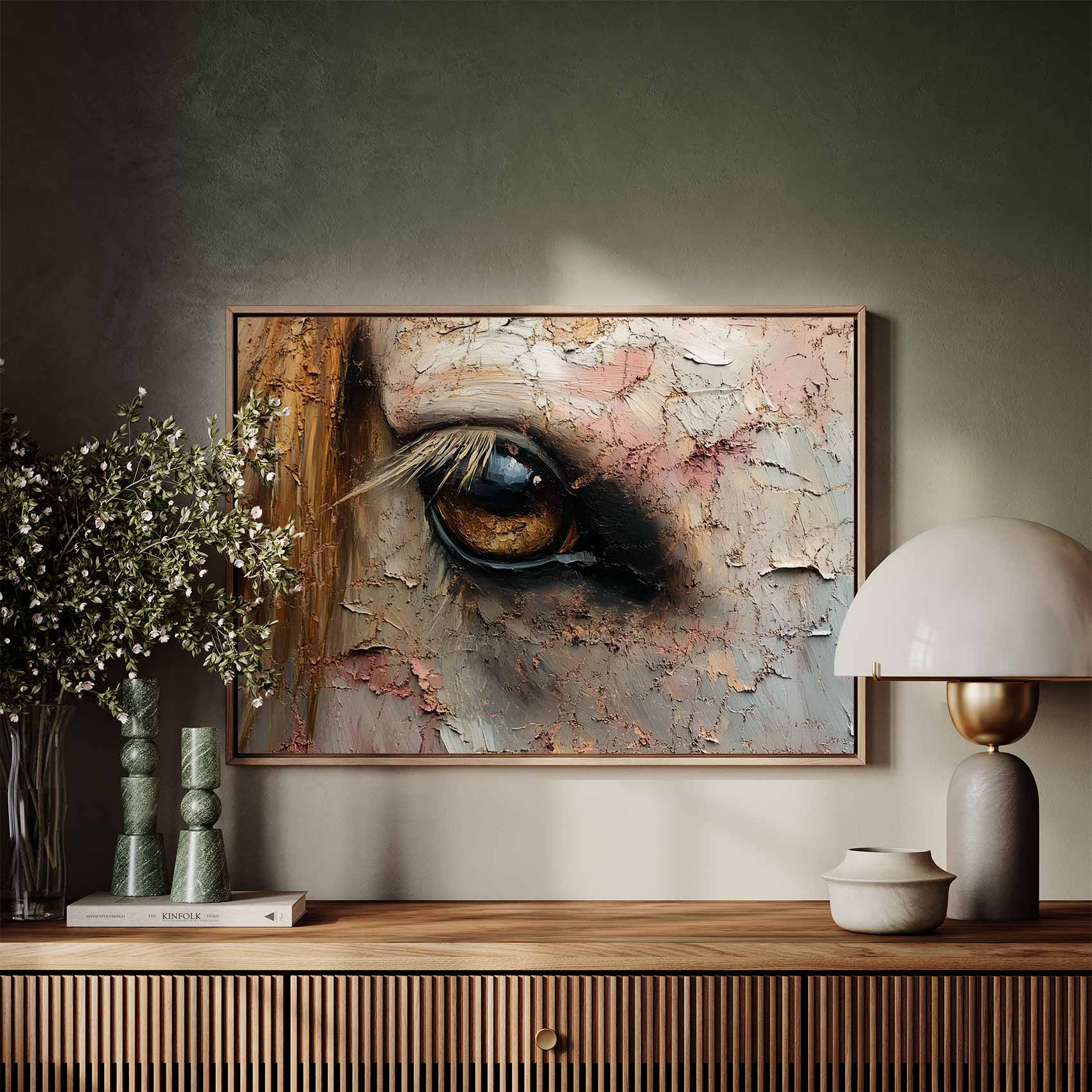Mystieke paardenoog close-up - Afbeelding 7