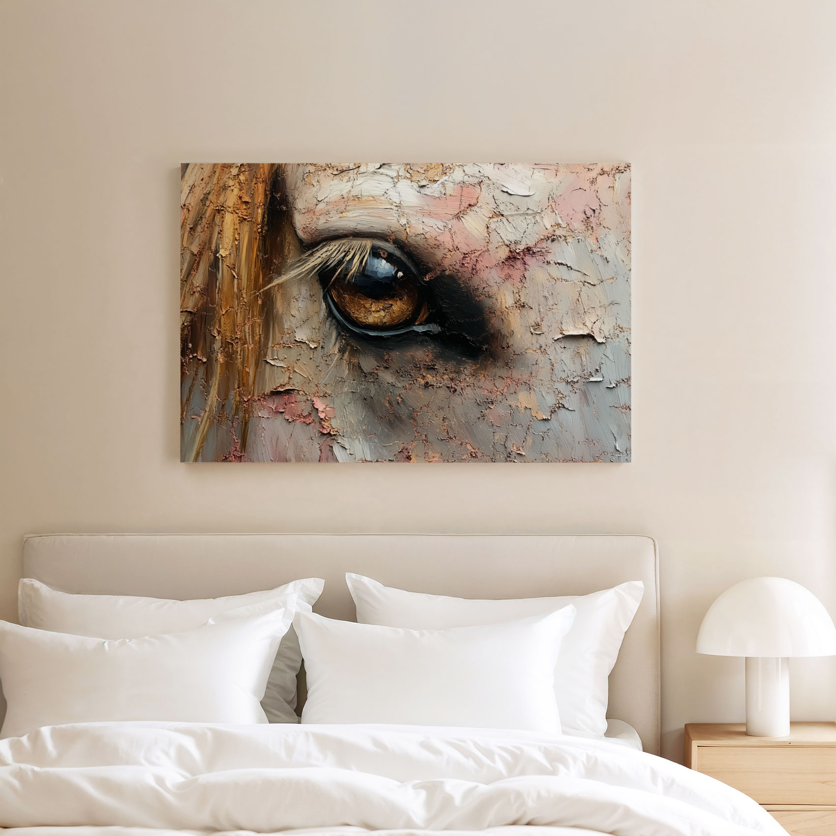 Mystieke paardenoog close-up - Afbeelding 8