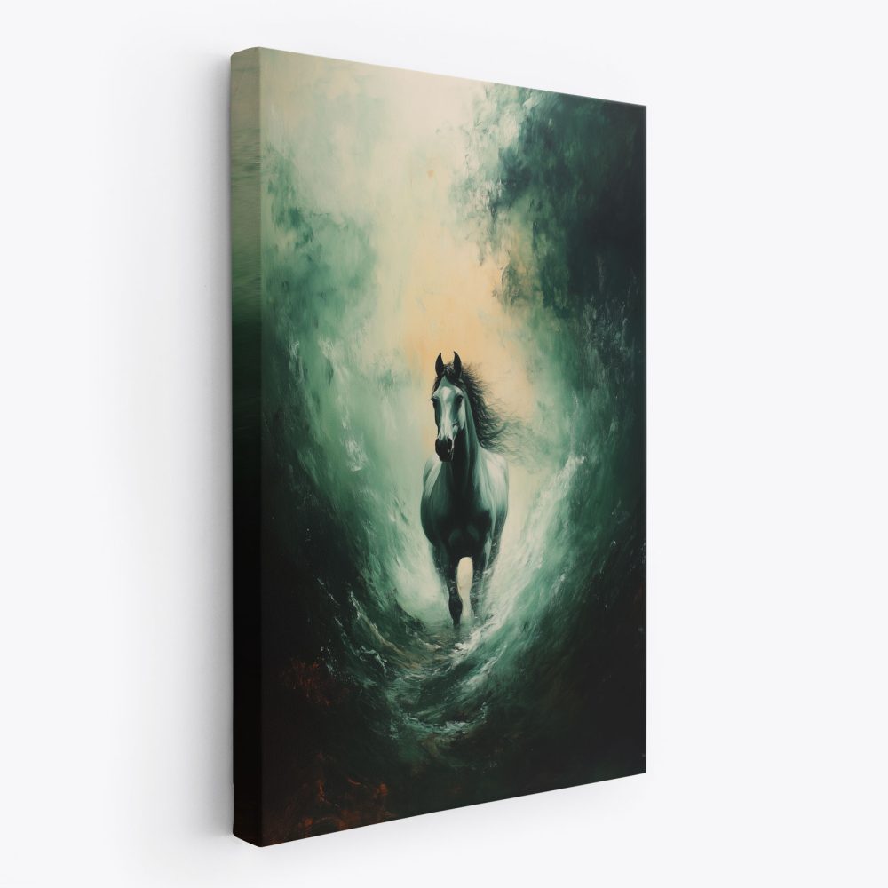 Galopperend Paard in Golf