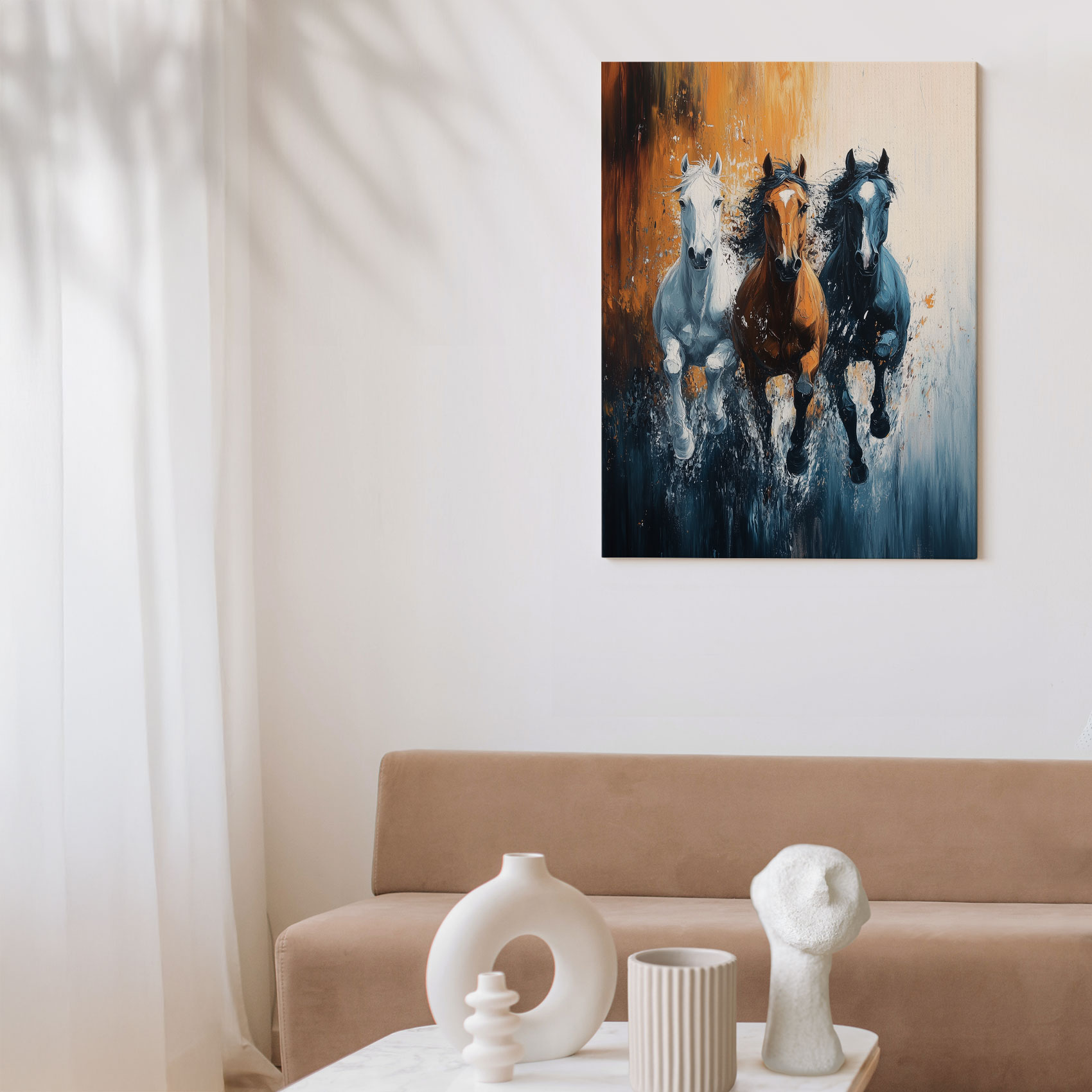 Levendige galopperende paarden - Afbeelding 7