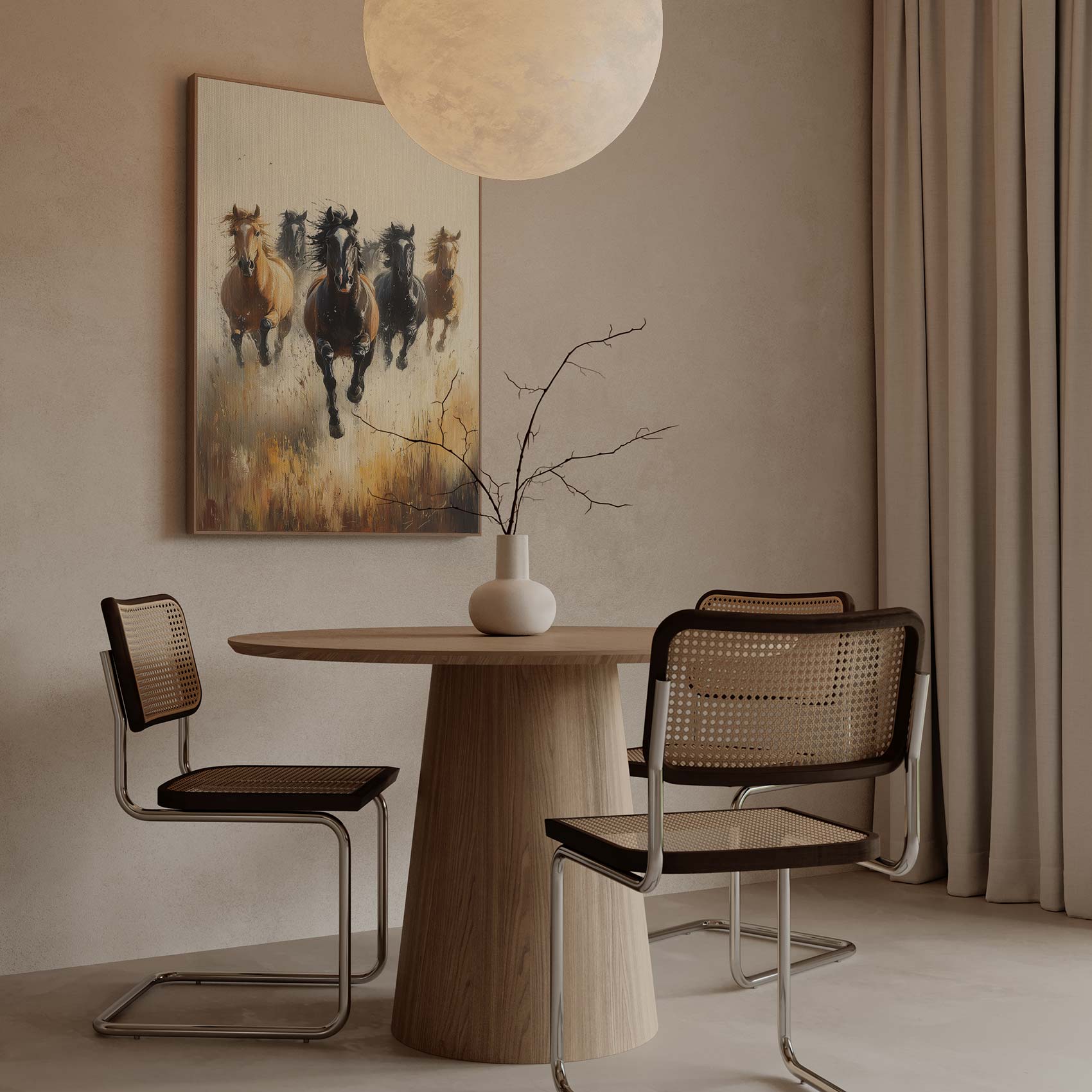 Wild Galopperende Paarden Schilderij - Afbeelding 6