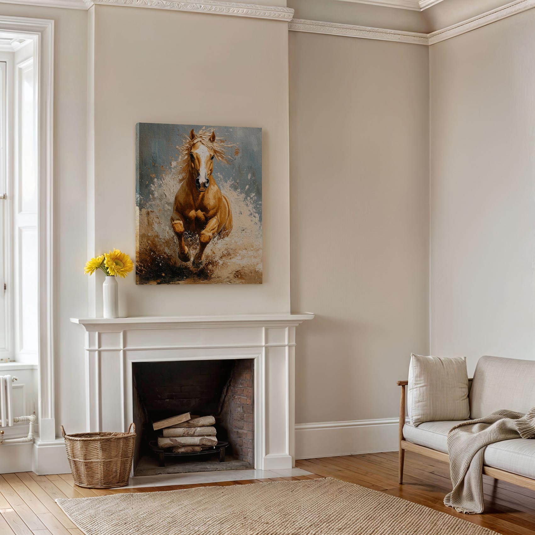 Impressionistisch galopperend paard - Afbeelding 5