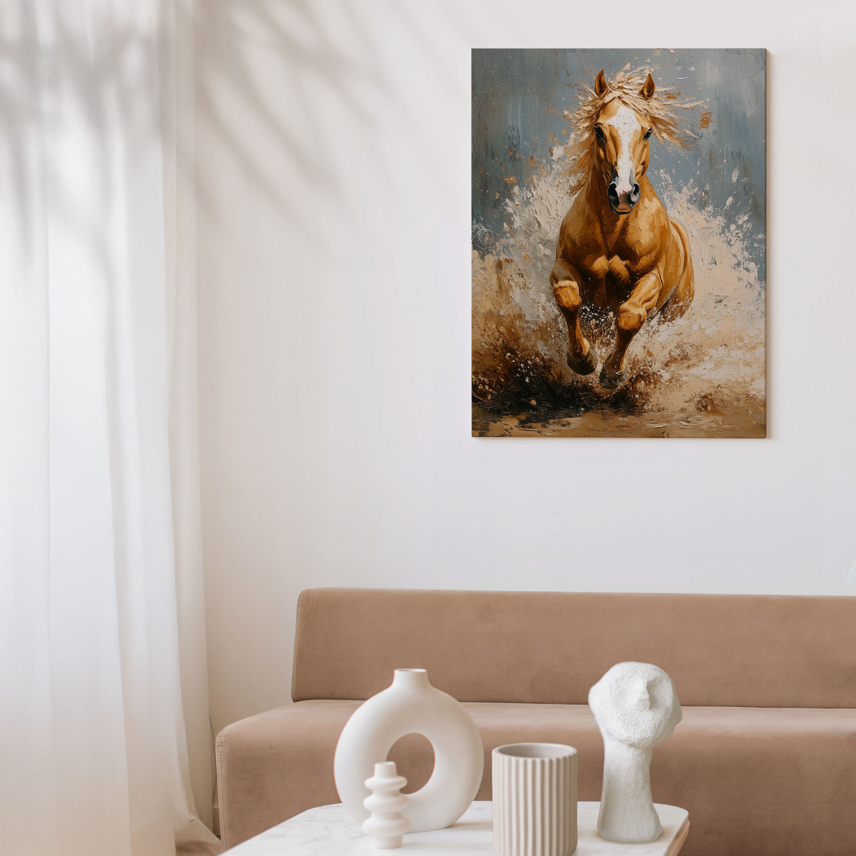 Impressionistisch galopperend paard - Afbeelding 7