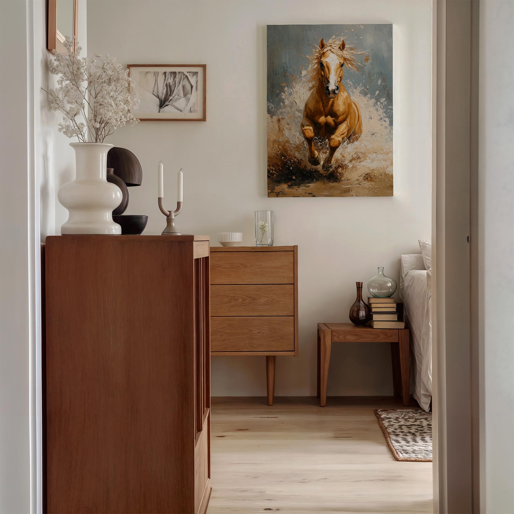 Impressionistisch galopperend paard - Afbeelding 8