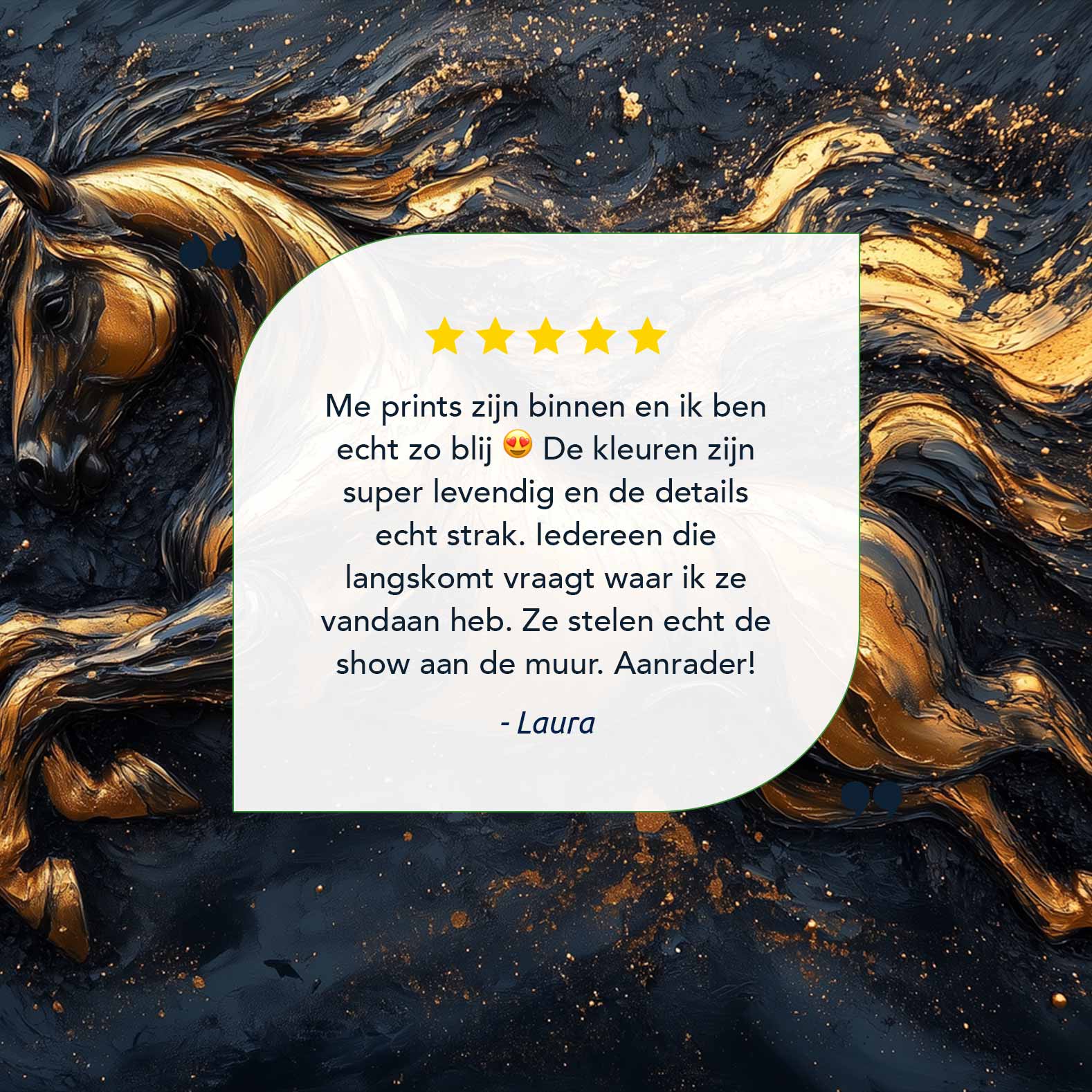 Gouden galopperende paardenkunst - Afbeelding 9