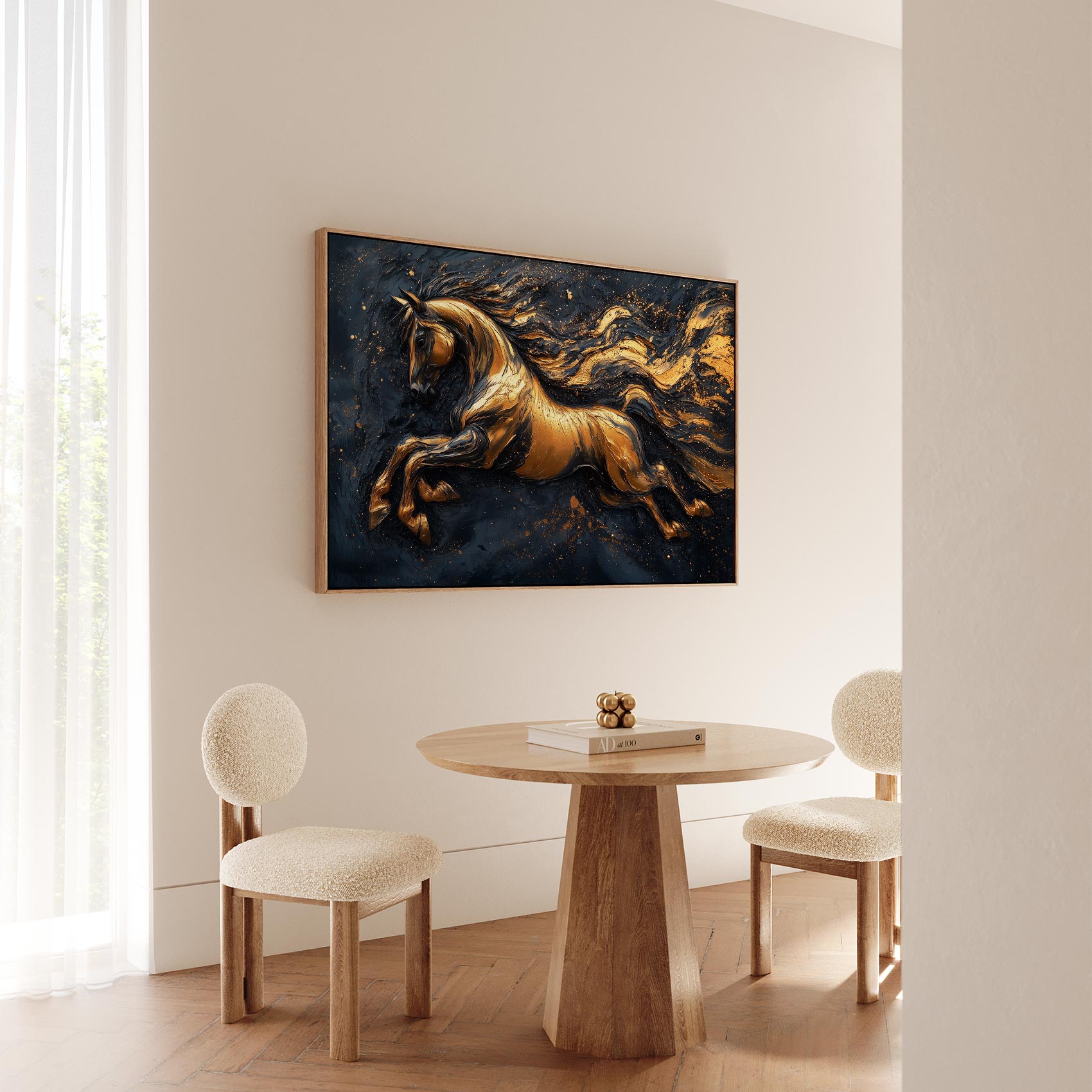 Gouden galopperende paardenkunst - Afbeelding 5