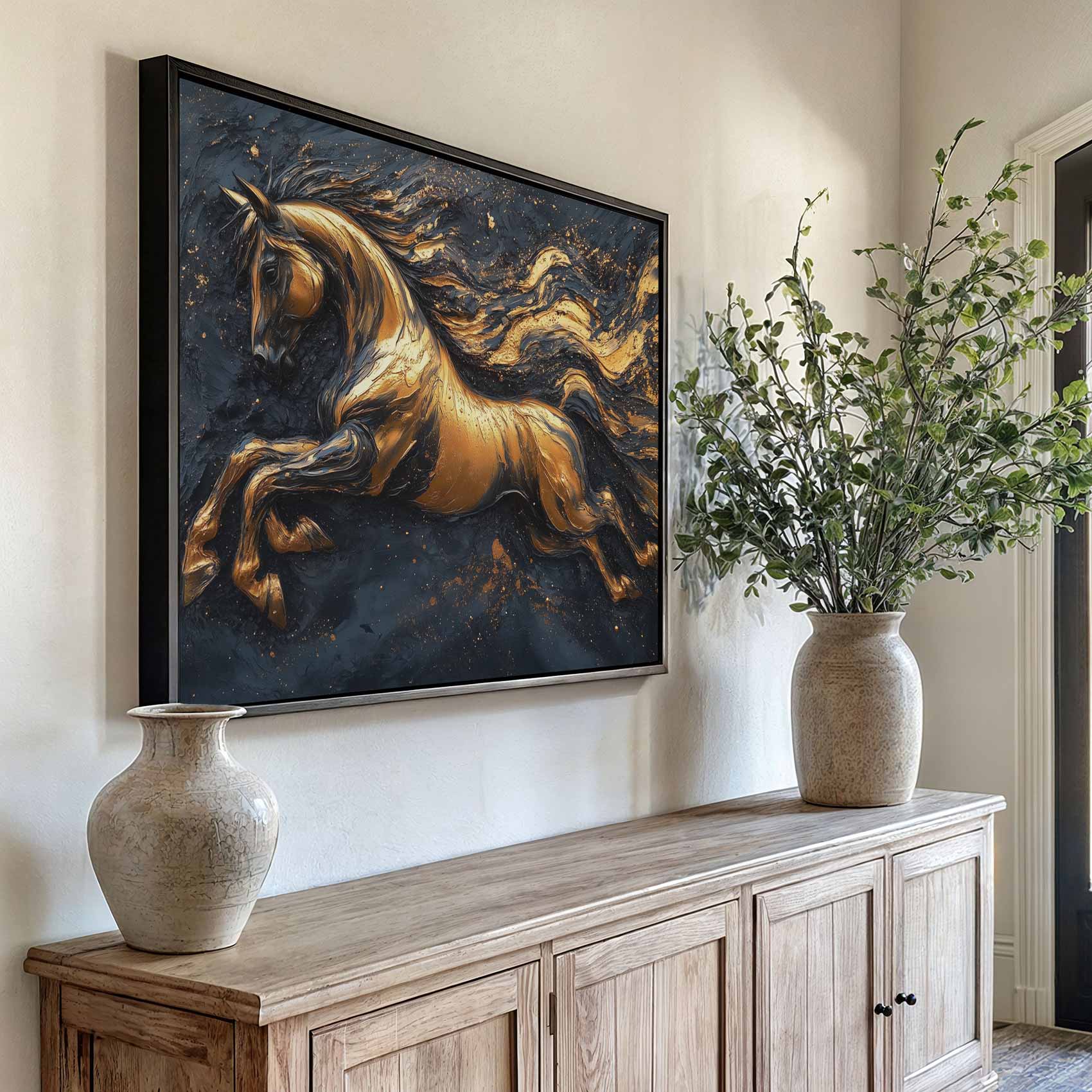 Gouden galopperende paardenkunst - Afbeelding 6