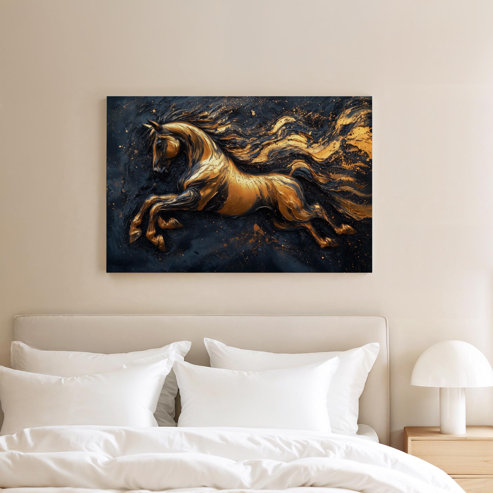 Gouden galopperende paardenkunst - Afbeelding 8