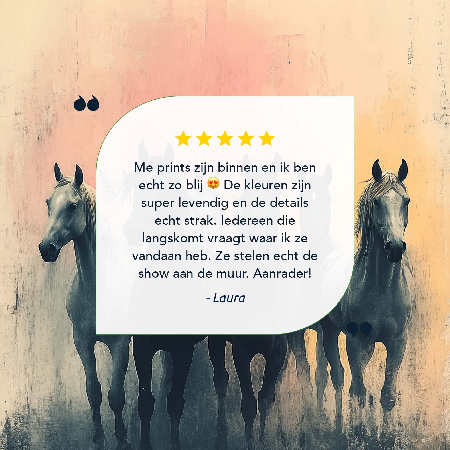 Vijf paarden in harmonie - Afbeelding 9