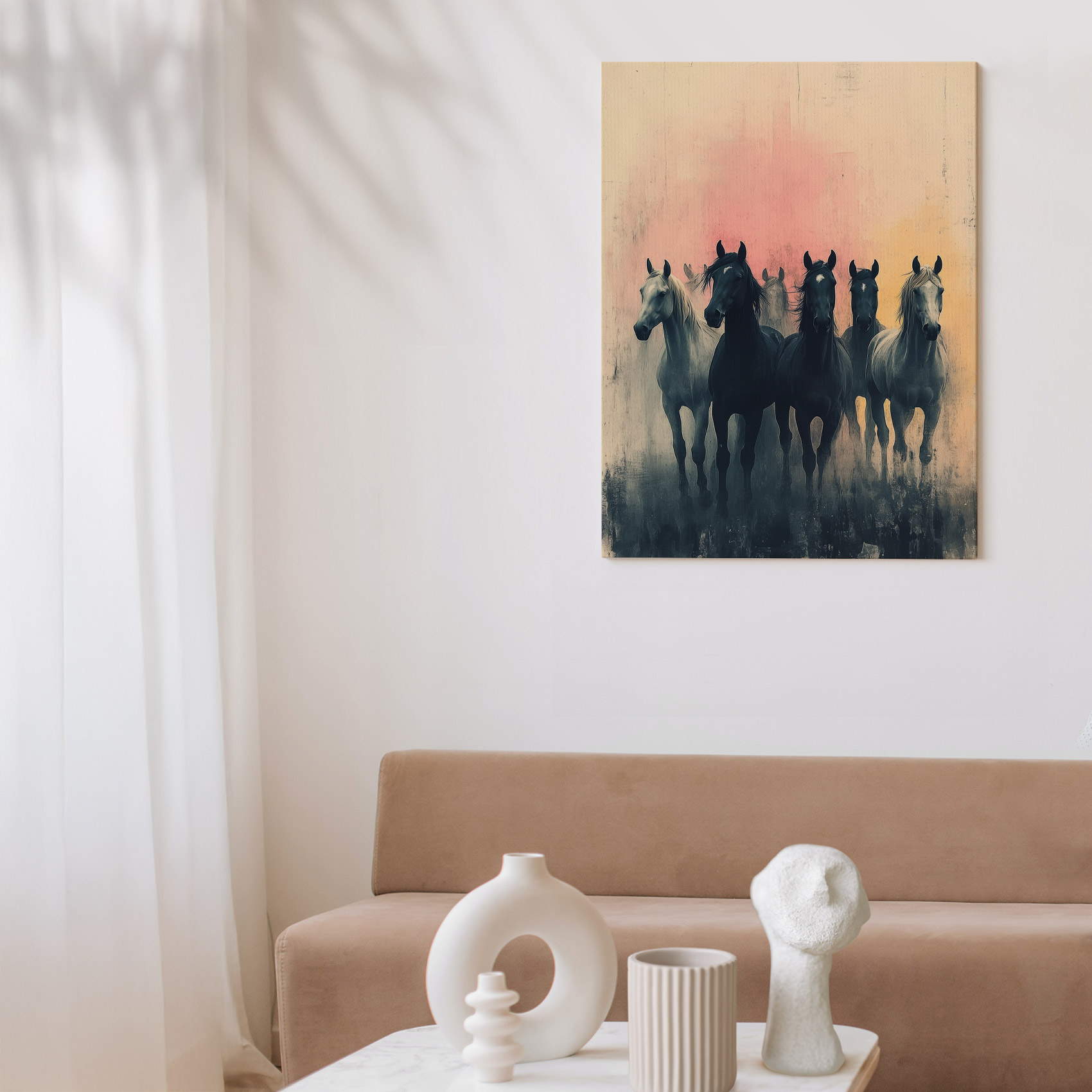 Vijf paarden in harmonie - Afbeelding 7