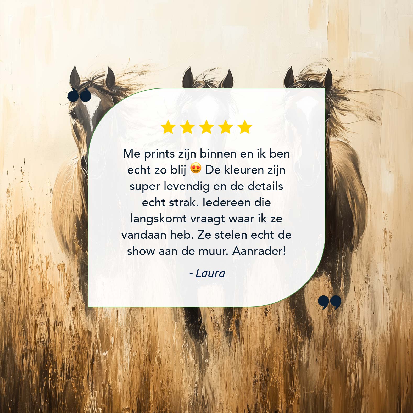 Galloperende paarden in natuur - Afbeelding 9