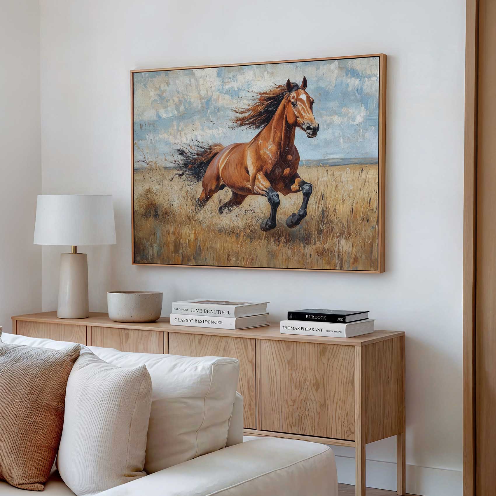 Impressionistisch galopperend paard - Afbeelding 2