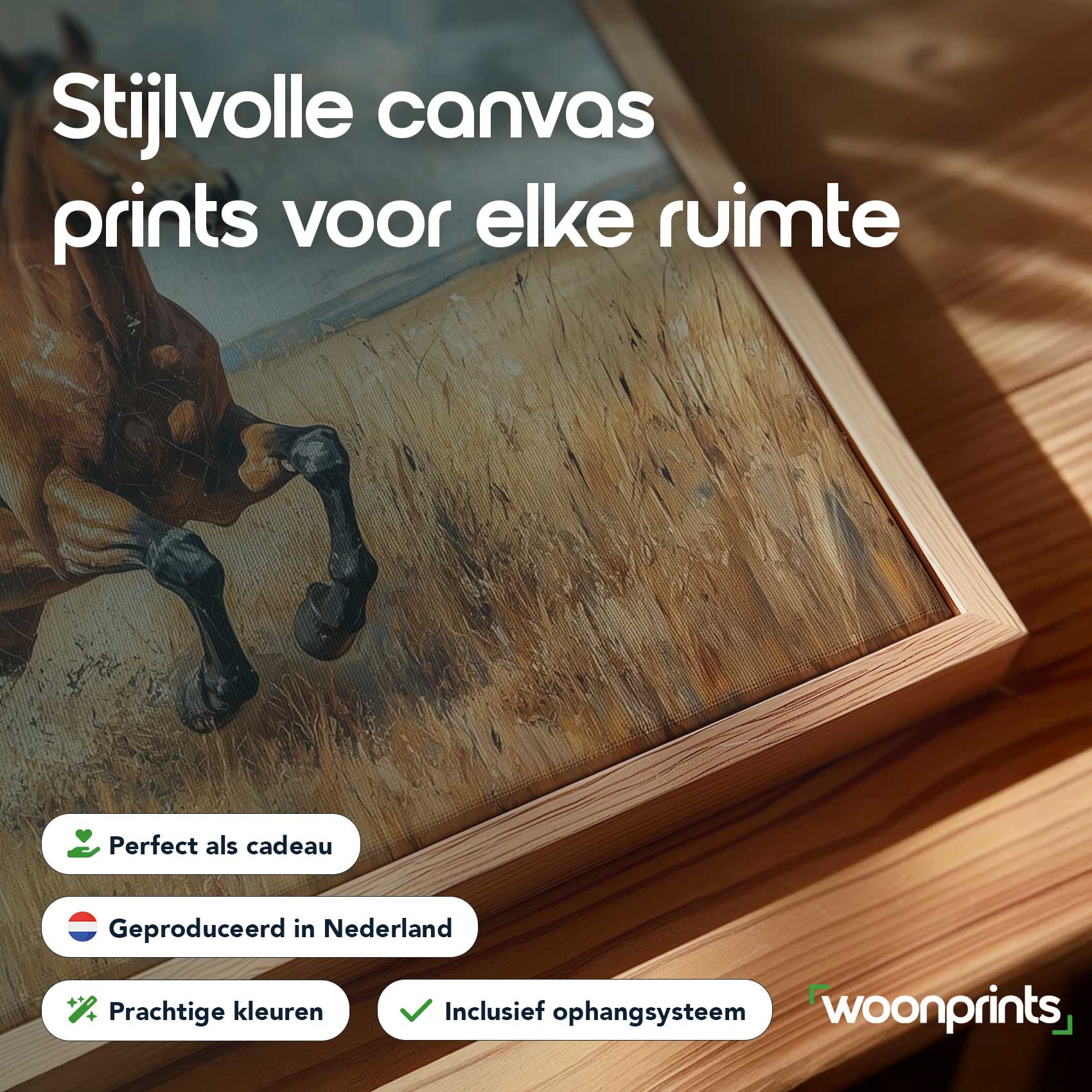 Impressionistisch galopperend paard - Afbeelding 4