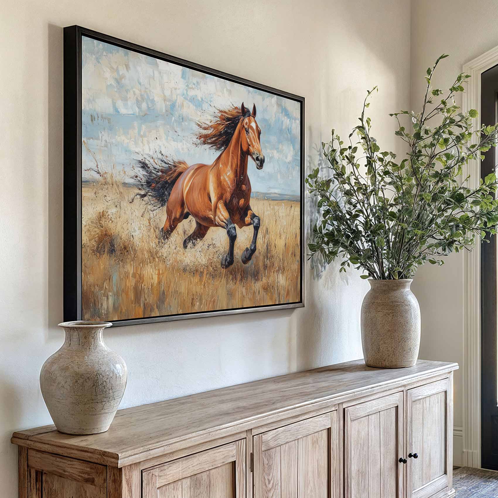 Impressionistisch galopperend paard - Afbeelding 6