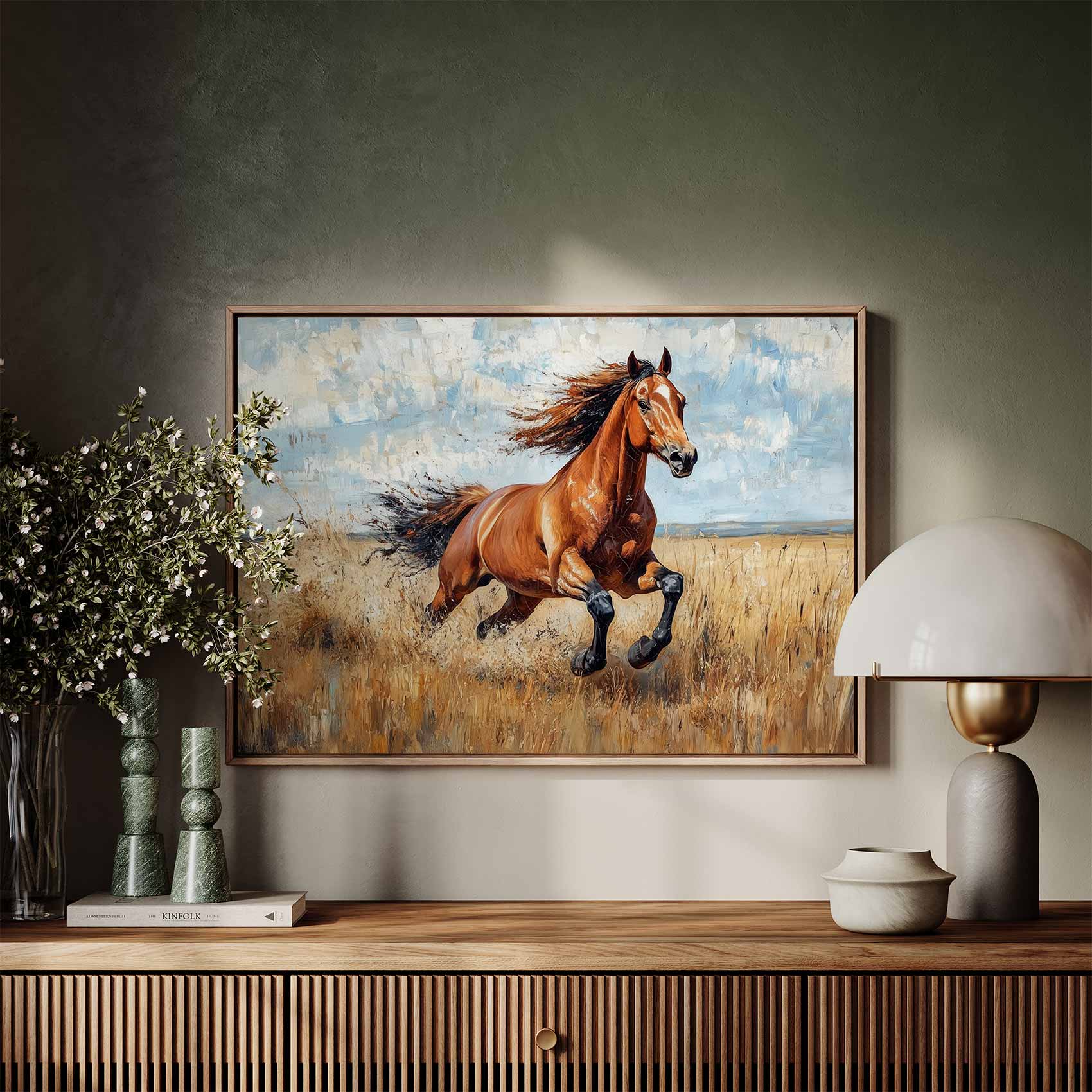Impressionistisch galopperend paard - Afbeelding 7