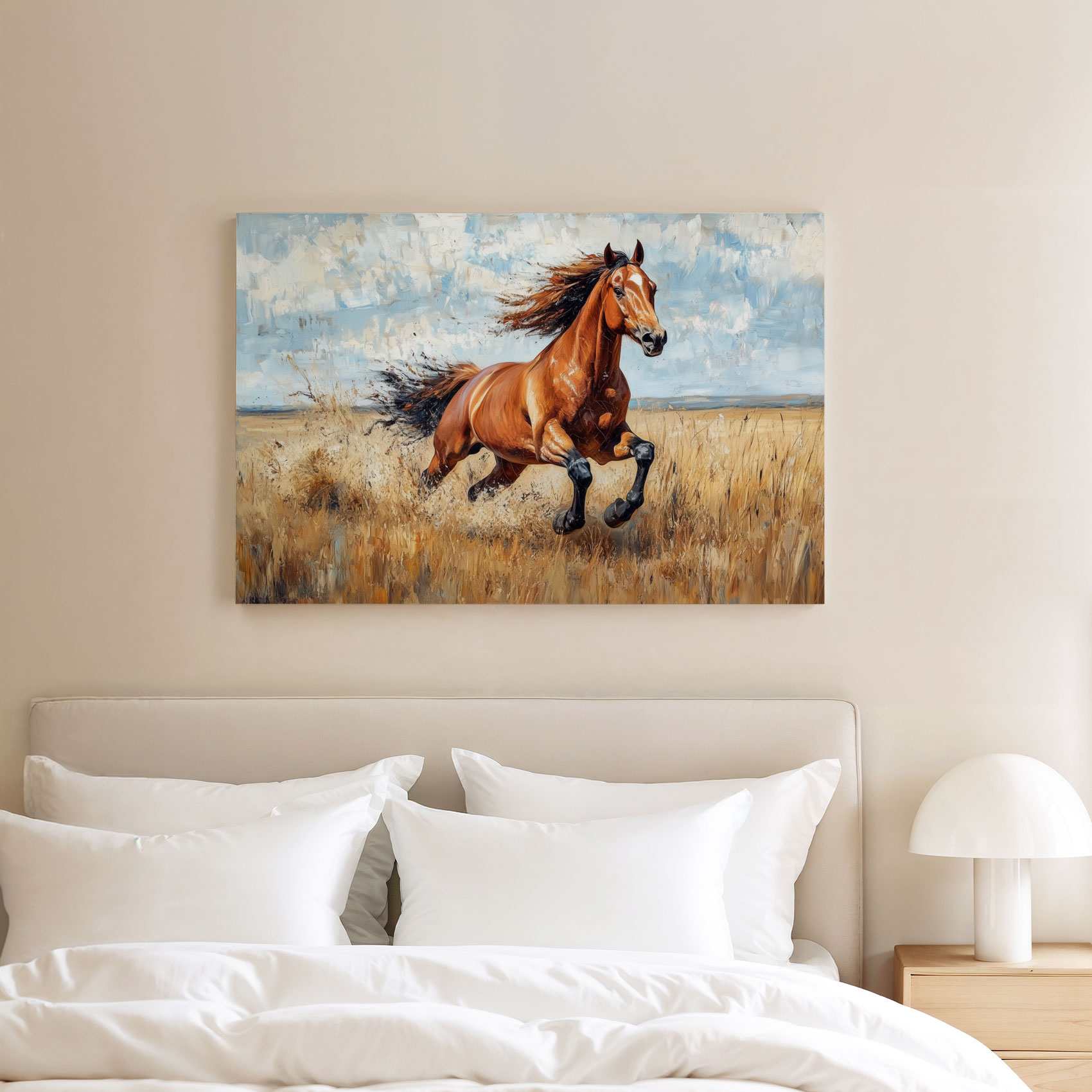 Impressionistisch galopperend paard - Afbeelding 8
