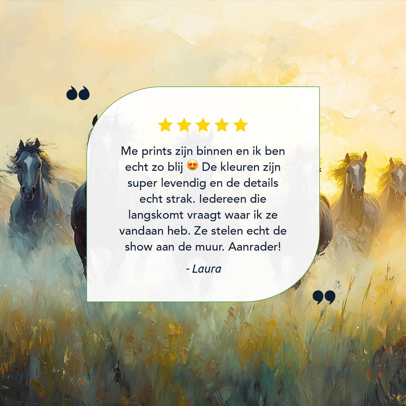 Vurige paarden in galop - Afbeelding 9