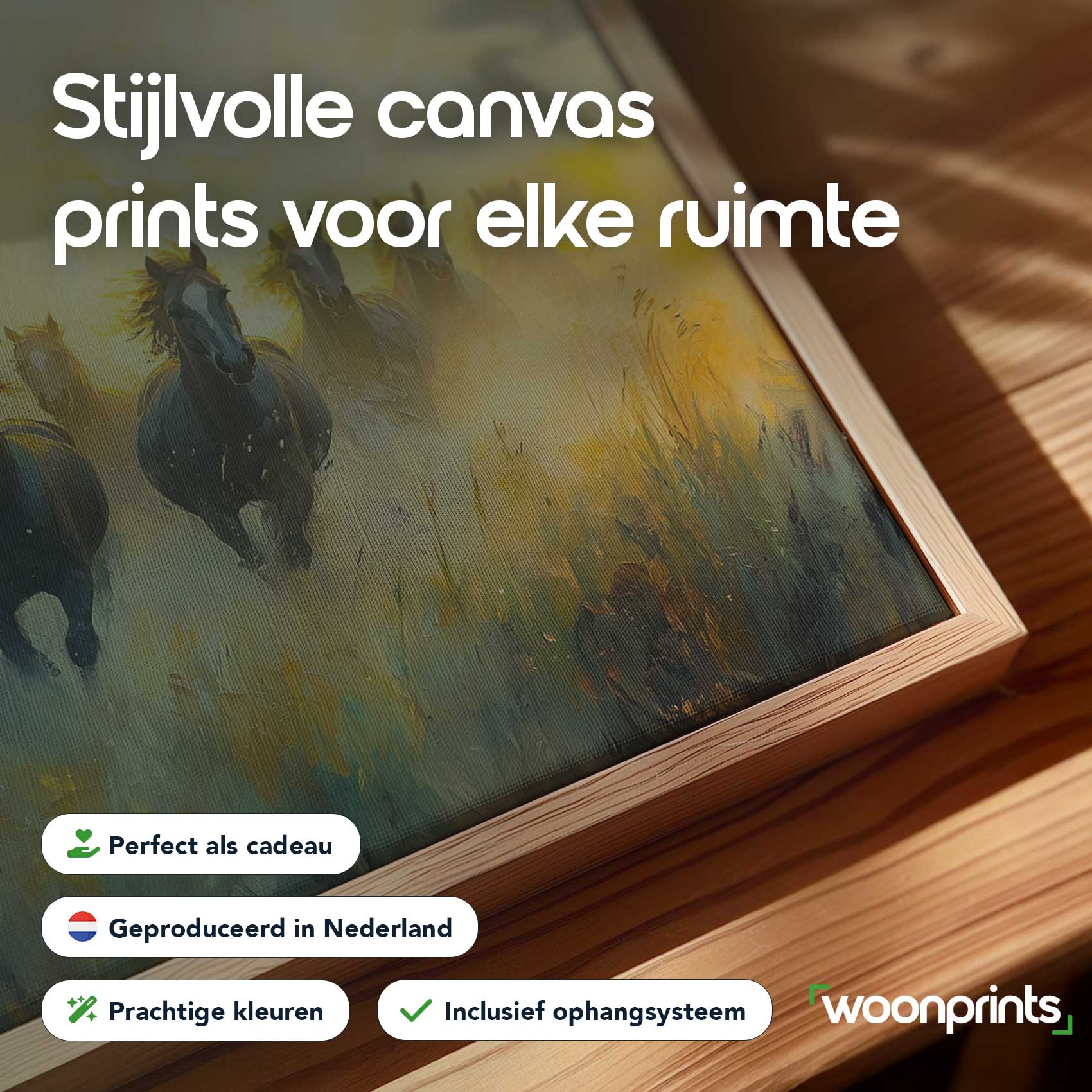 Vurige paarden in galop - Afbeelding 4