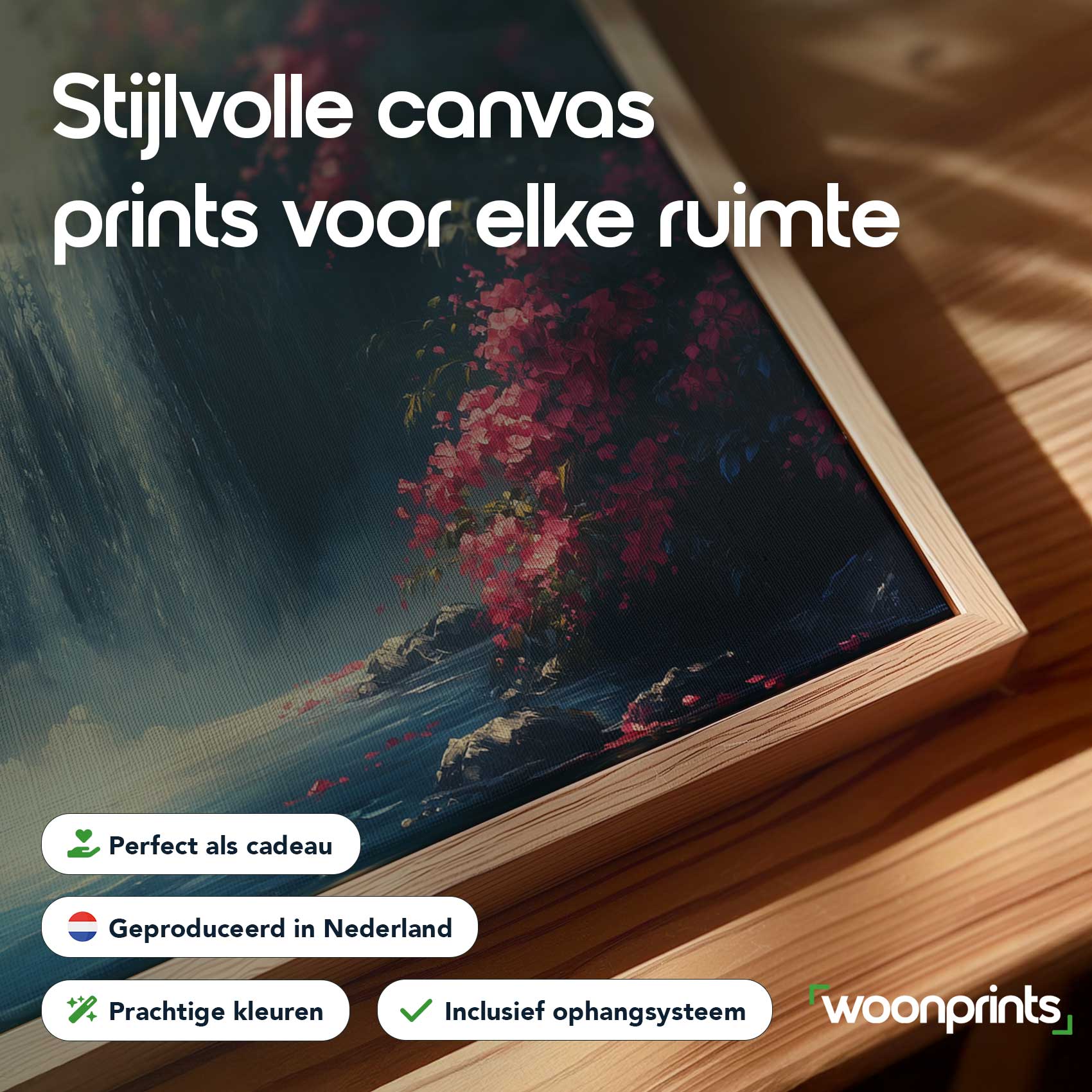 Abstracte diagonale lijnen kunst - Afbeelding 4