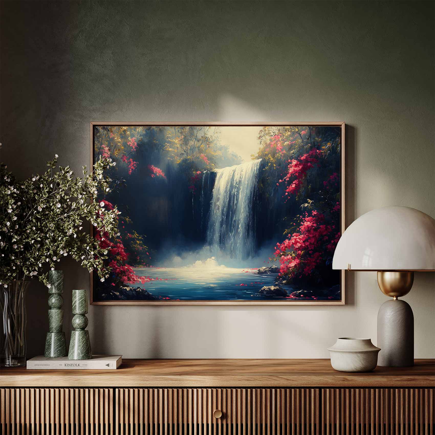 Abstracte diagonale lijnen kunst - Afbeelding 8