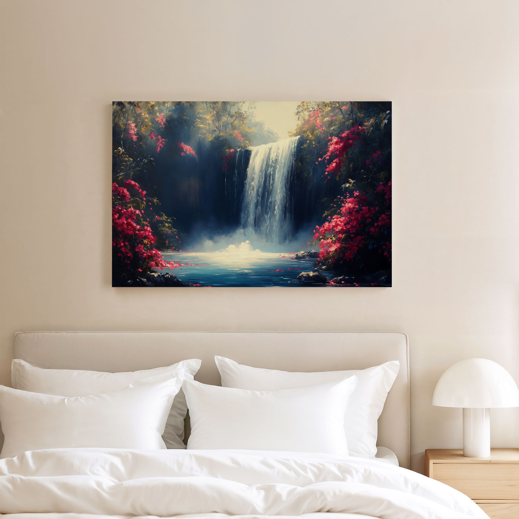 Abstracte diagonale lijnen kunst - Afbeelding 9