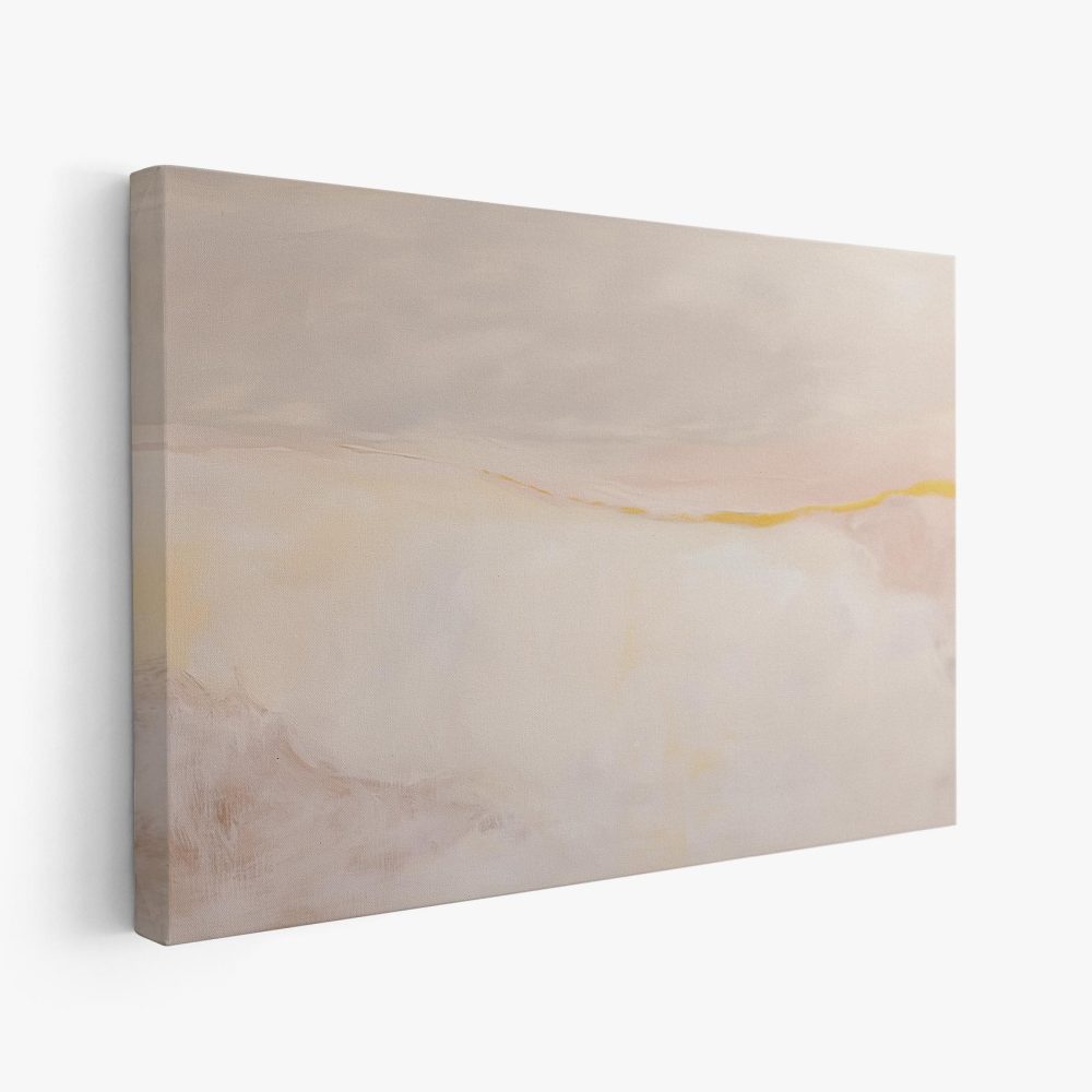 Abstracte gele lijn landschap