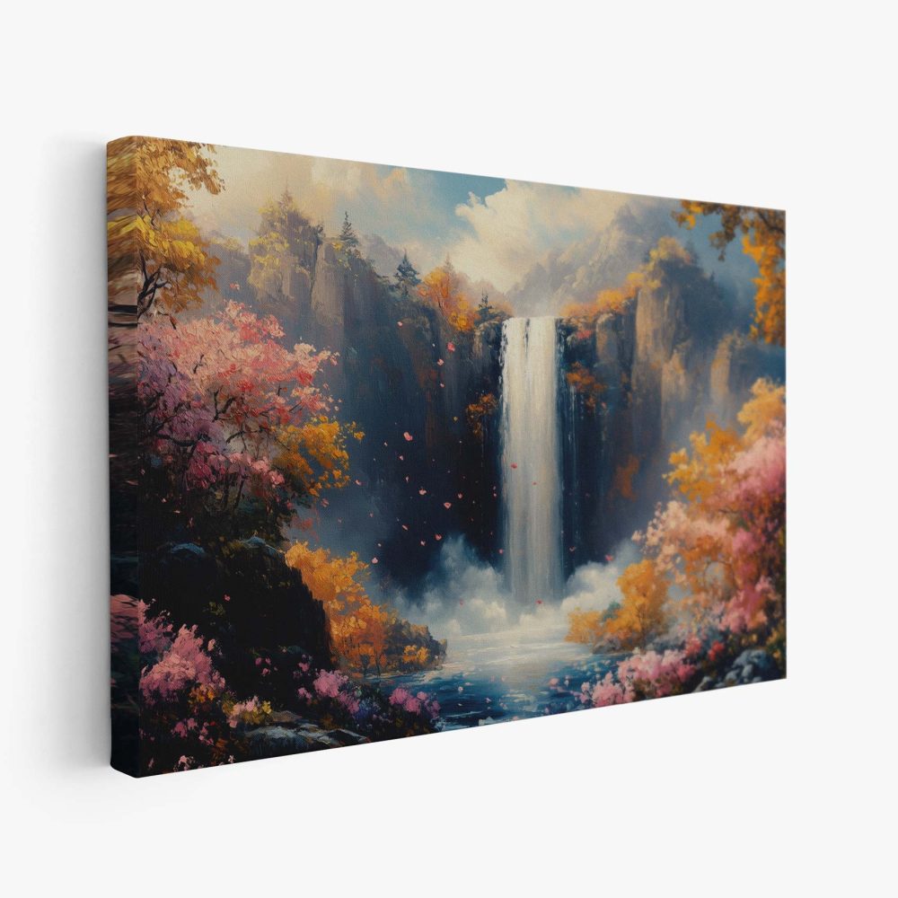 Betoverend waterval landschap